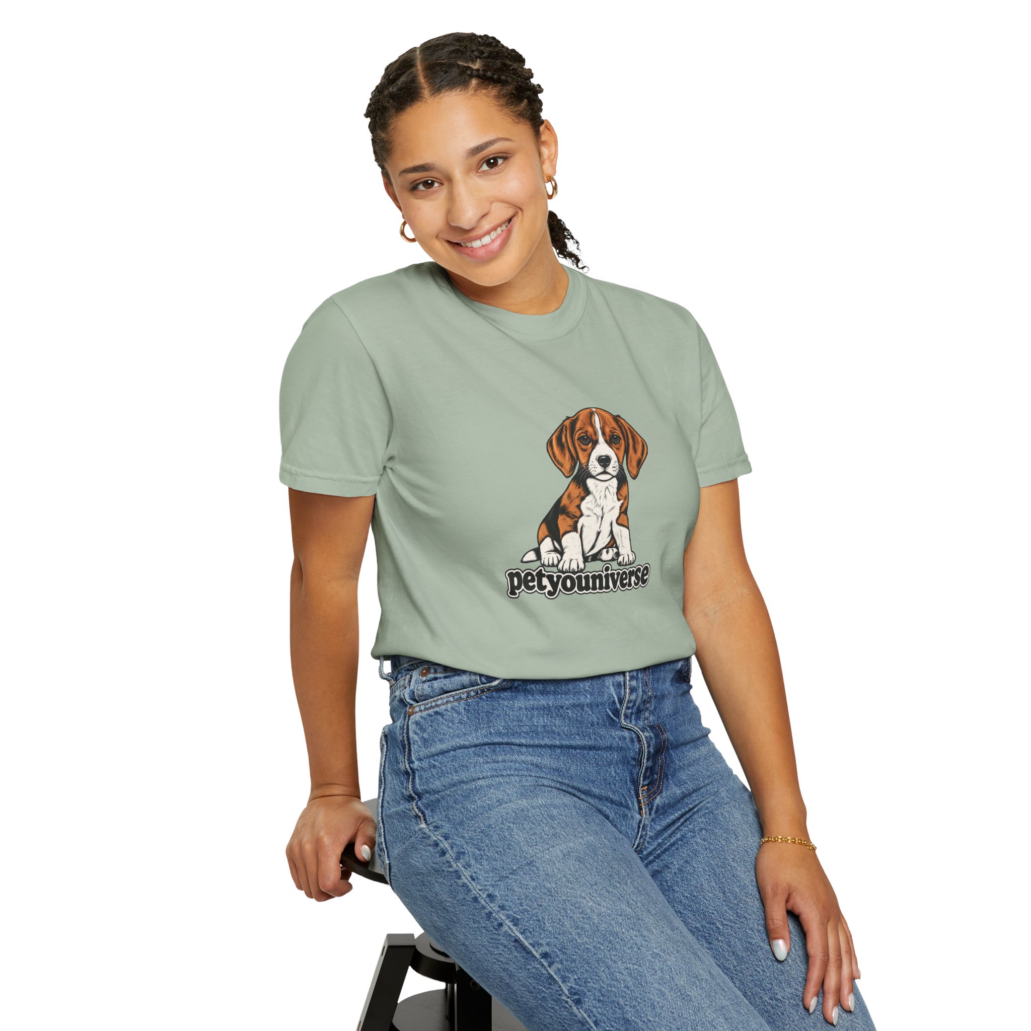 Beagle Puppy Tee — "PetYoUniverse" Graphic T-Shirt - Image 60