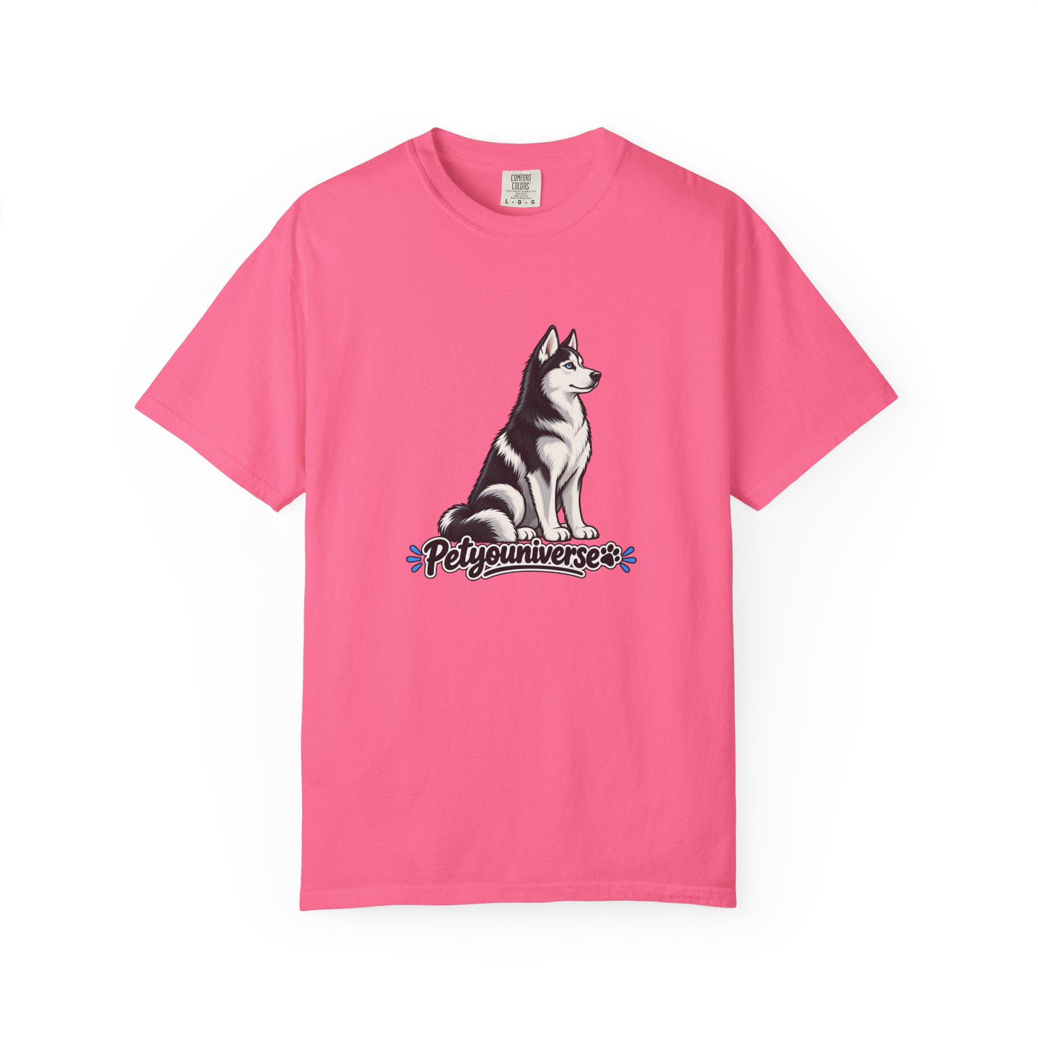 Husky Graphic T-Shirt — 'PetYoUniverse' Retro Dog Tee - Image 118