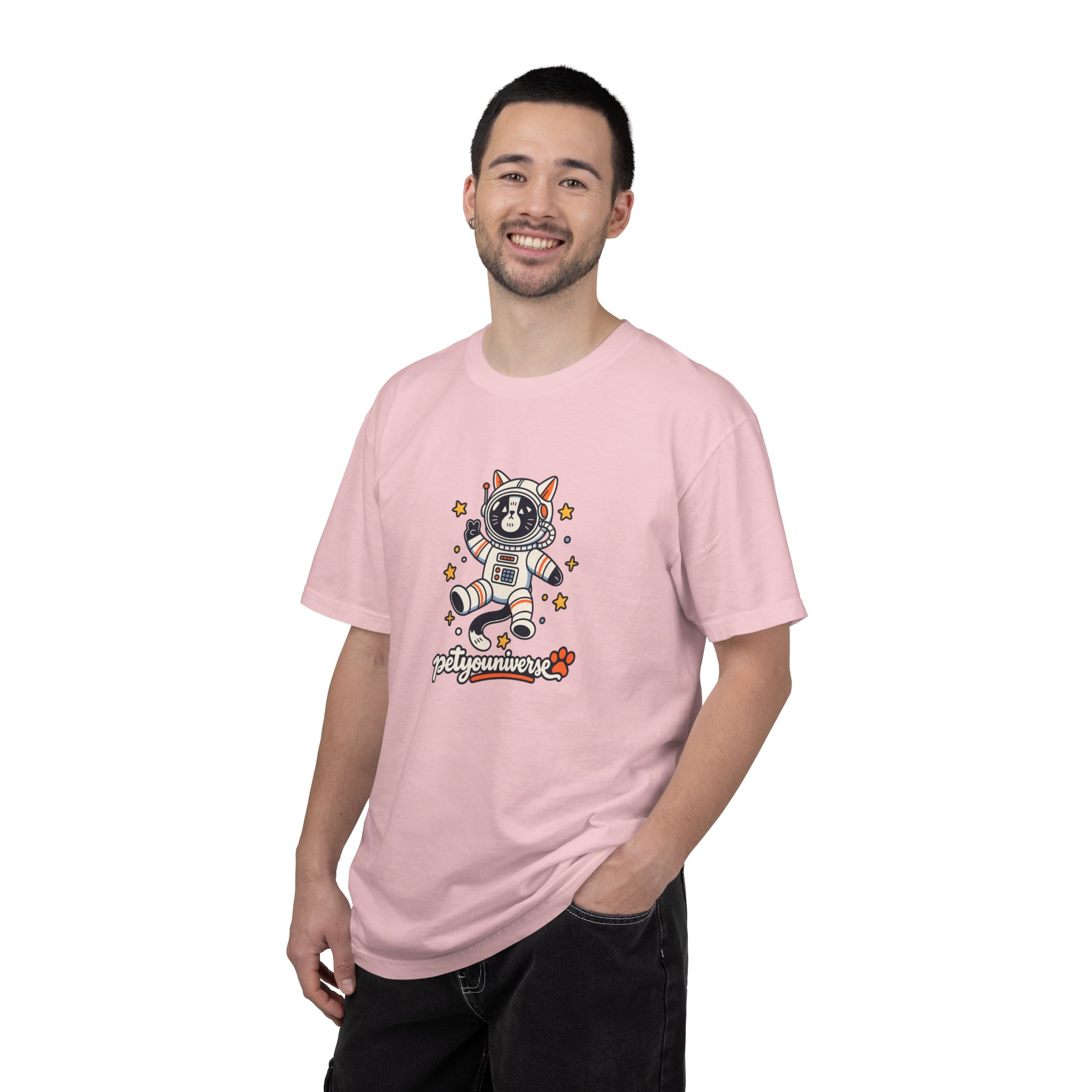 Astronaut Dog T-Shirt — 'PetYoUniverse' Cute Space Pup Tee - Image 121
