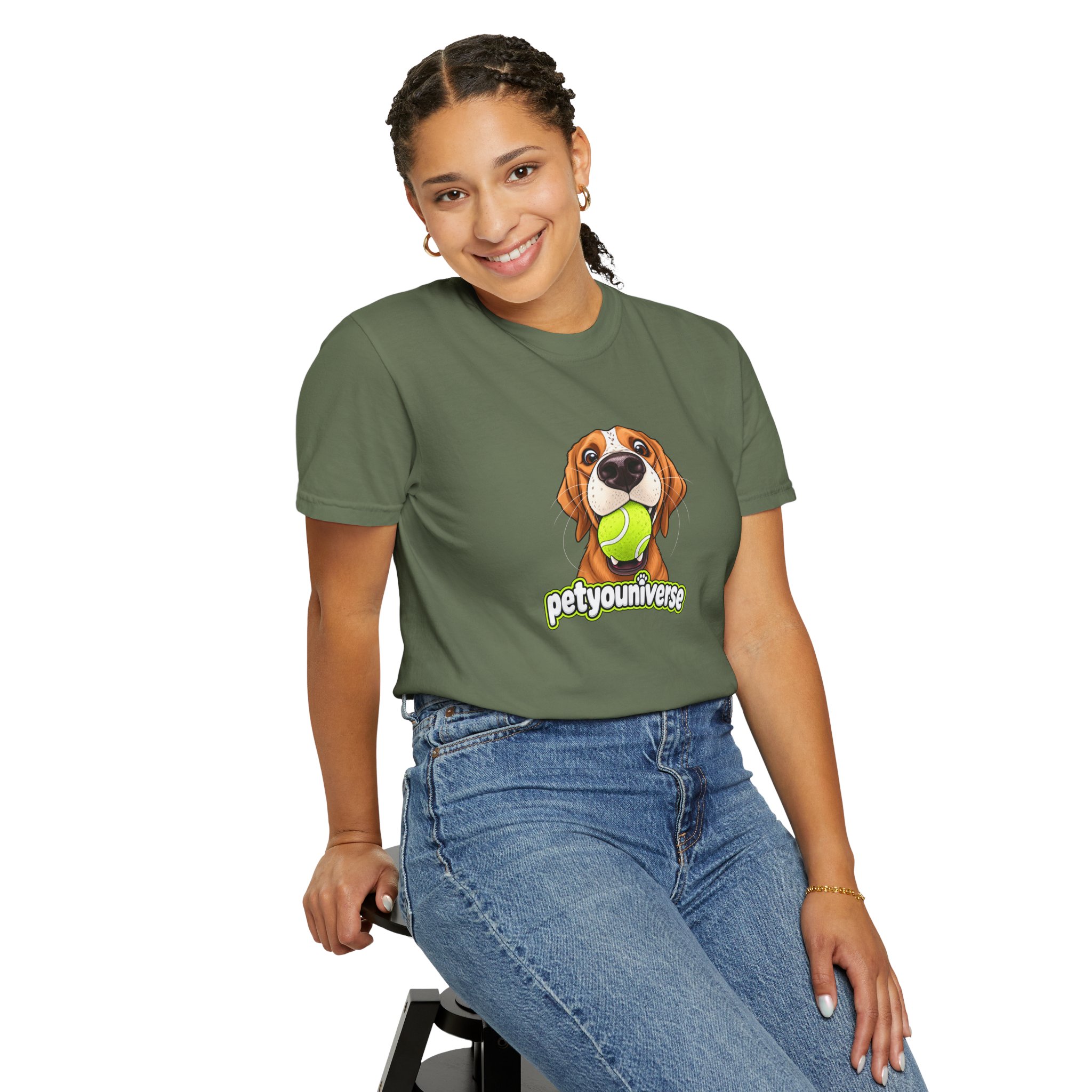 PetYoUniverse Tee — Cute Dog Holding Tennis Ball Graphic T‑Shirt - Image 51