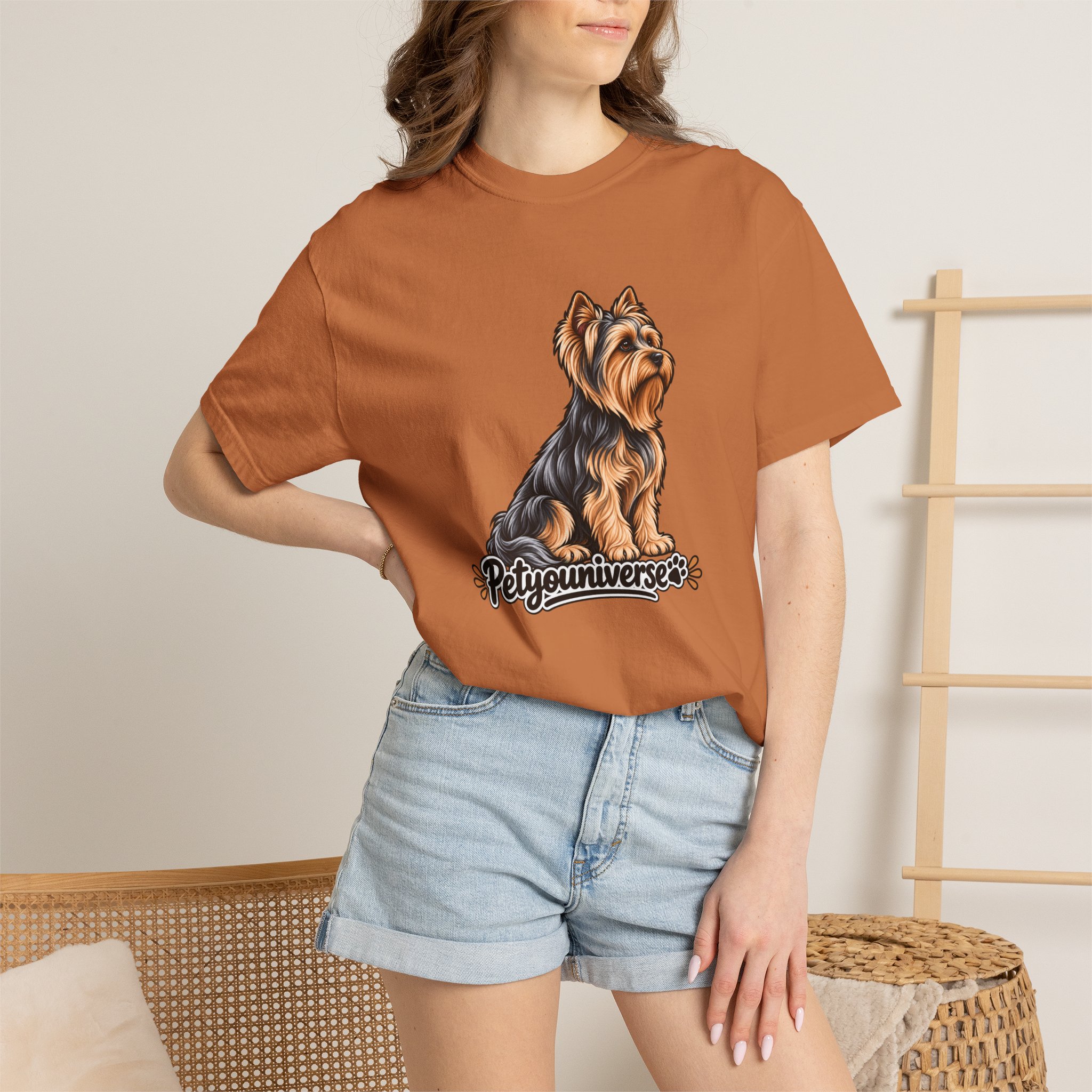 Yorkshire Terrier Graphic T-Shirt — 'Petyouniverse' Dog Lover Tee - Image 11