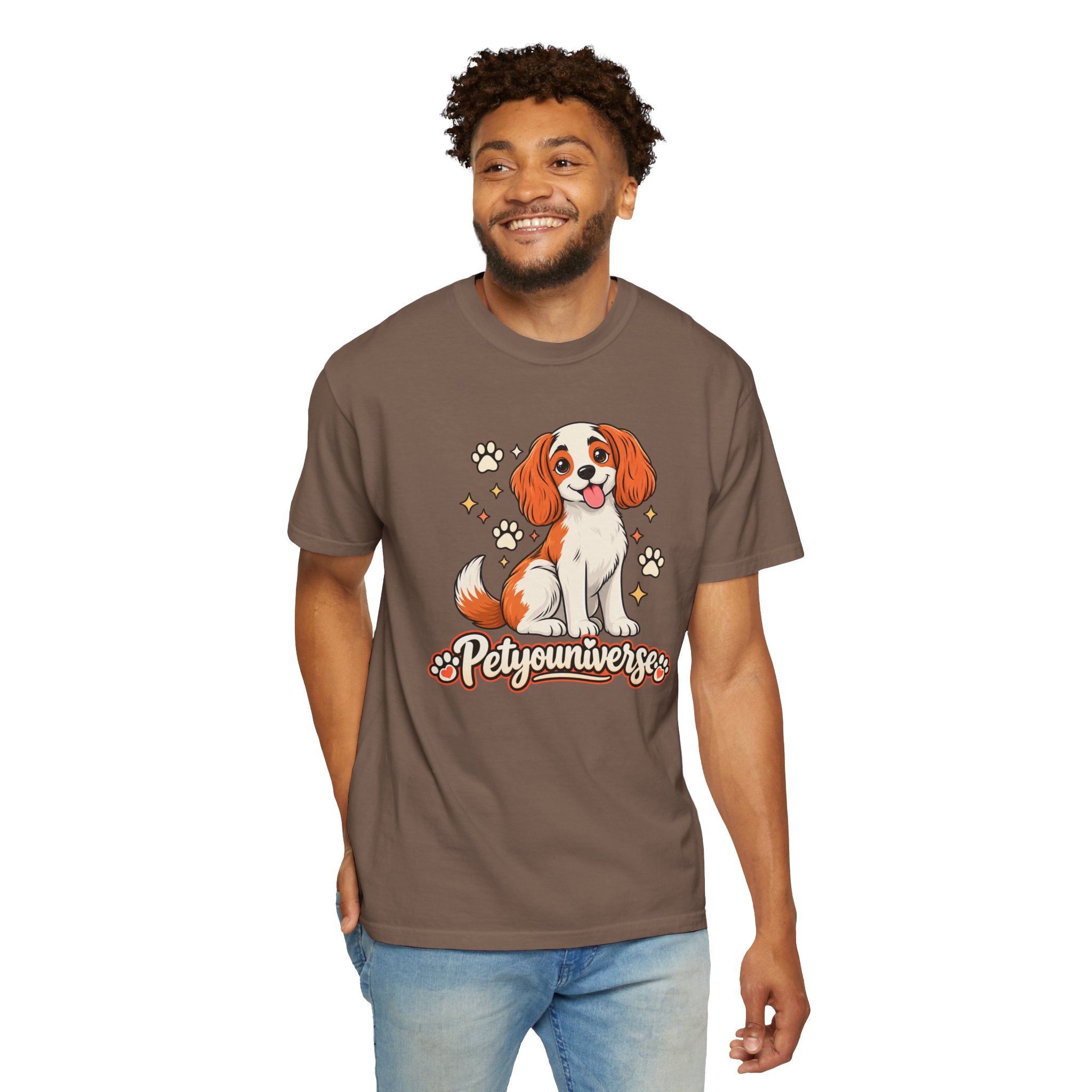 Cavalier King Charles Dog T-Shirt — "PetYoUniverse" Cute Puppy Graphic Tee - Image 43