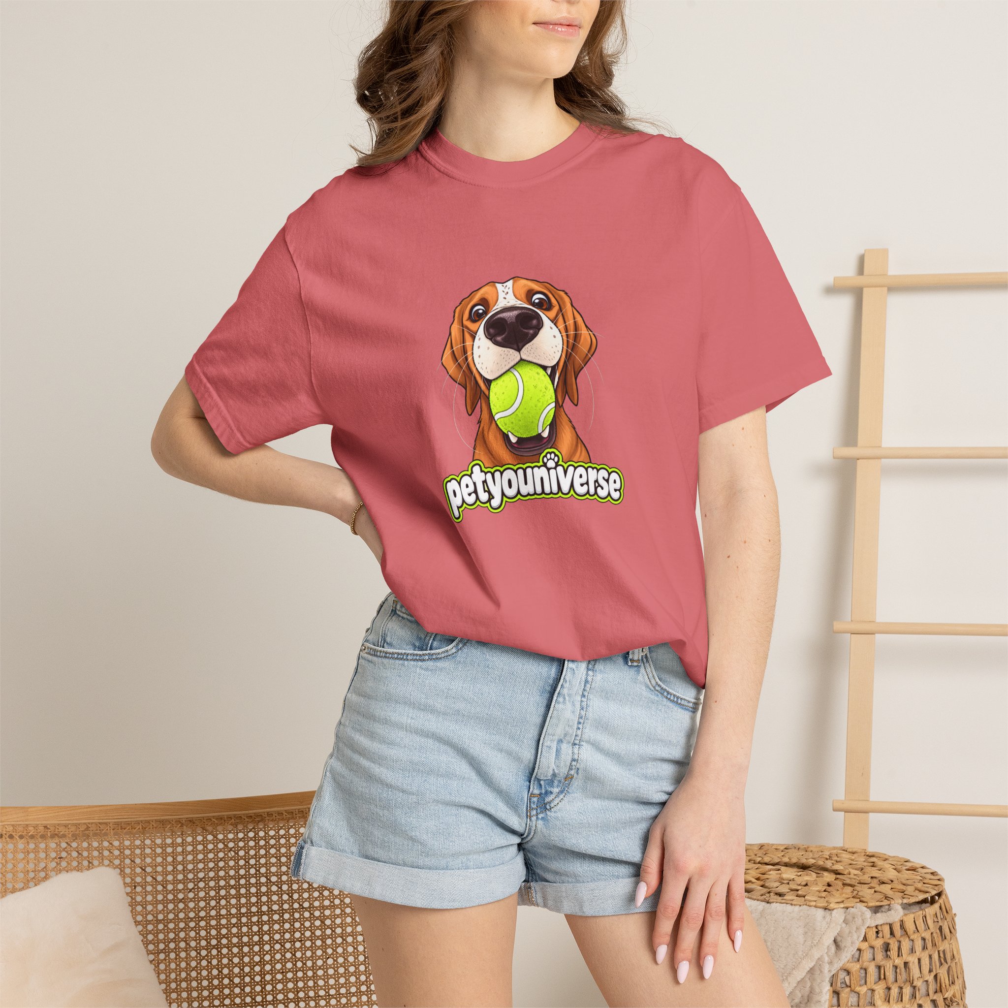 PetYoUniverse Tee — Cute Dog Holding Tennis Ball Graphic T‑Shirt - Image 119