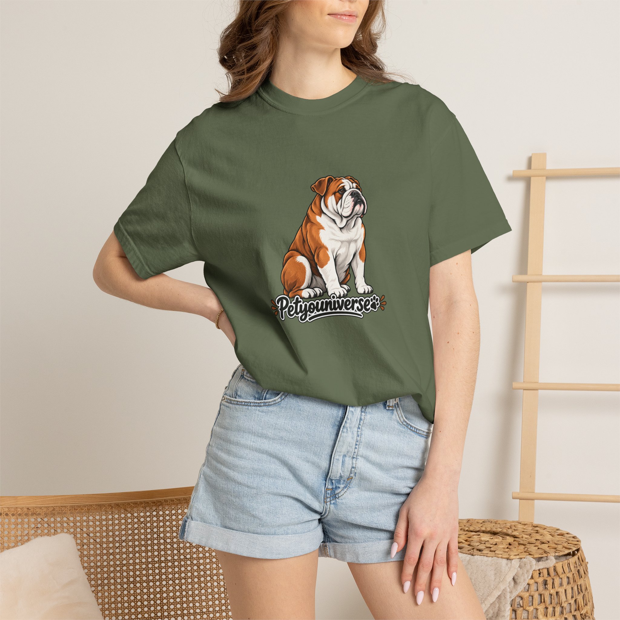 Bulldog Graphic T-Shirt — "PetYoUniverse" Cute Dog Tee for Pet Lovers - Image 74