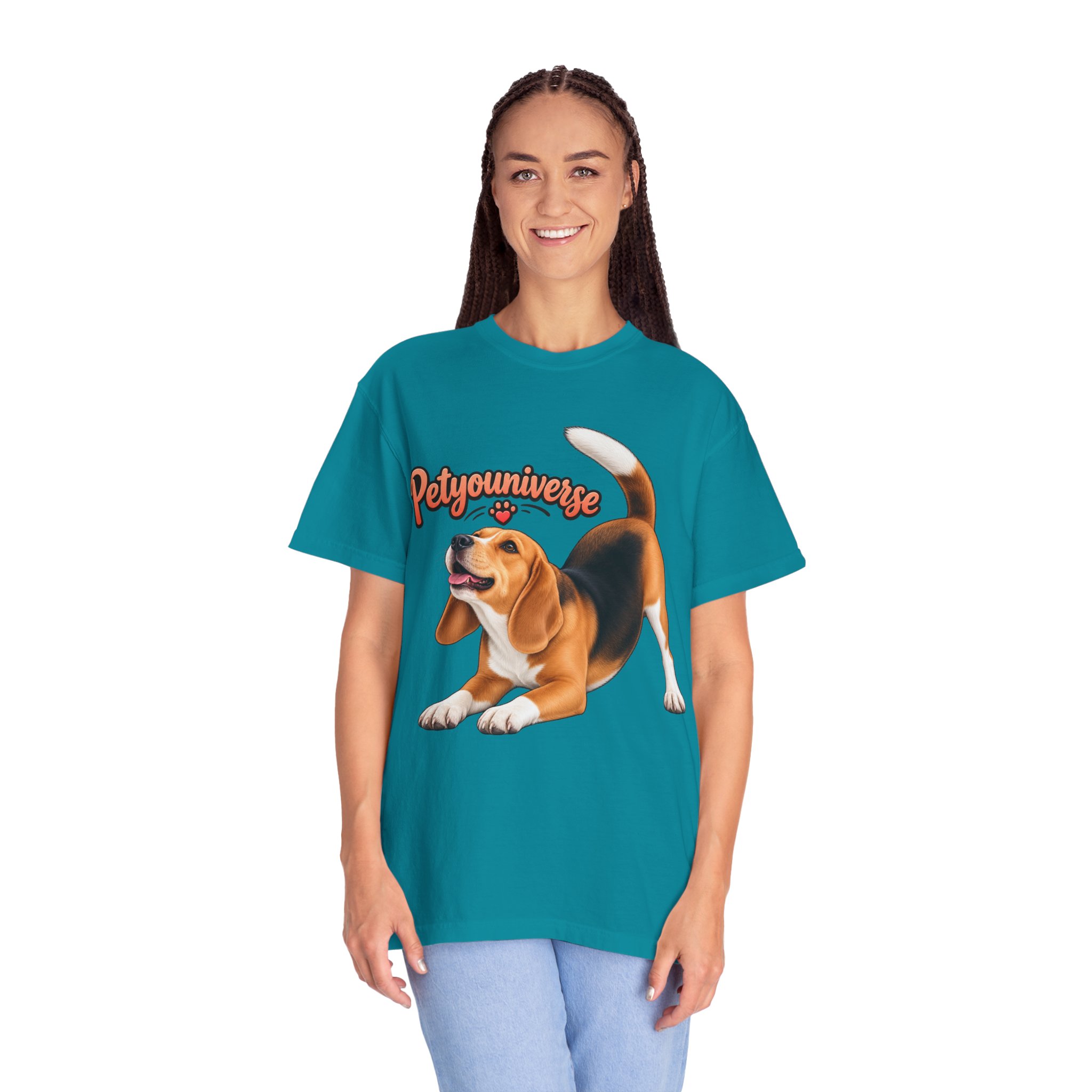 Beagle Playtime T-Shirt — "PetYoUniverse" Graphic Tee for Dog Lovers - Image 77