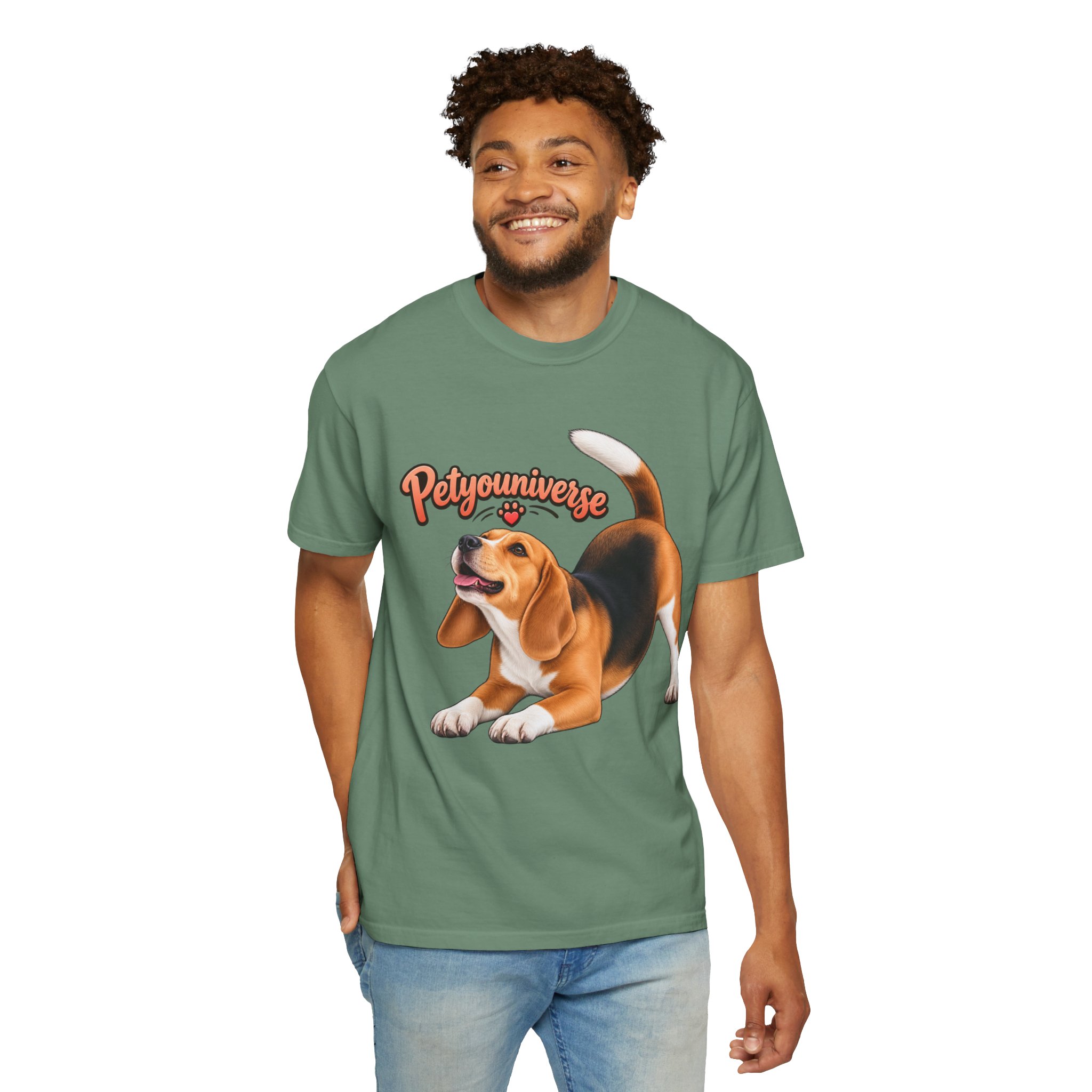 Beagle Playtime T-Shirt — "PetYoUniverse" Graphic Tee for Dog Lovers - Image 61