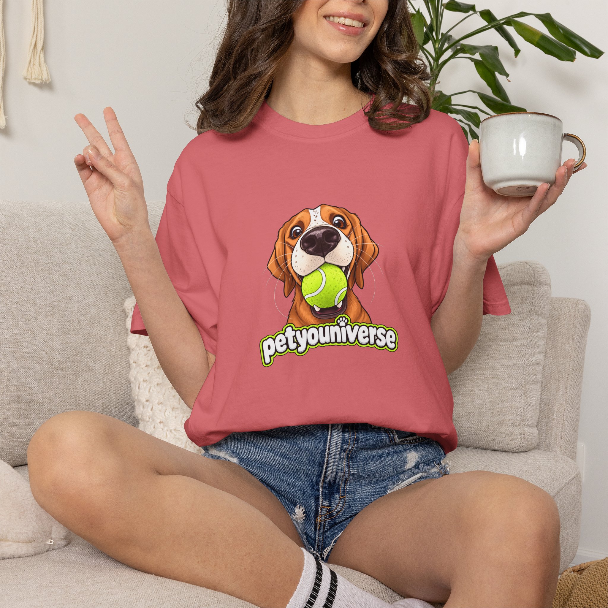 PetYoUniverse Tee — Cute Dog Holding Tennis Ball Graphic T‑Shirt - Image 120