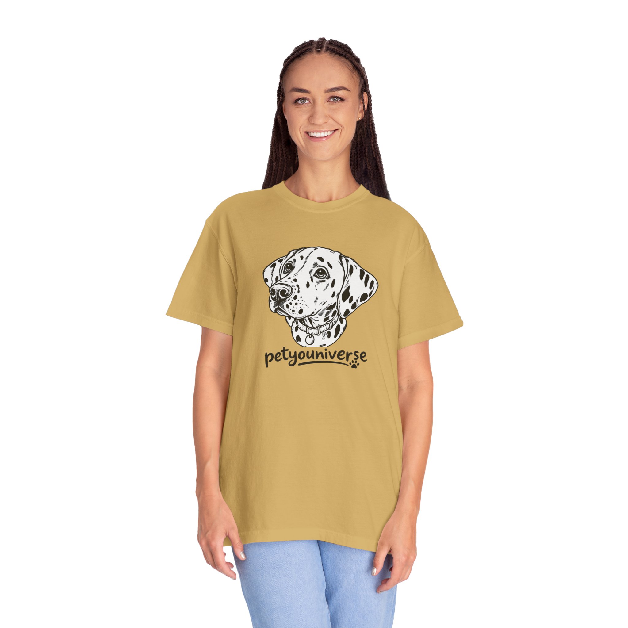 Dalmatian Portrait T-Shirt — "PetYoUniverse" Graphic Tee - Image 14