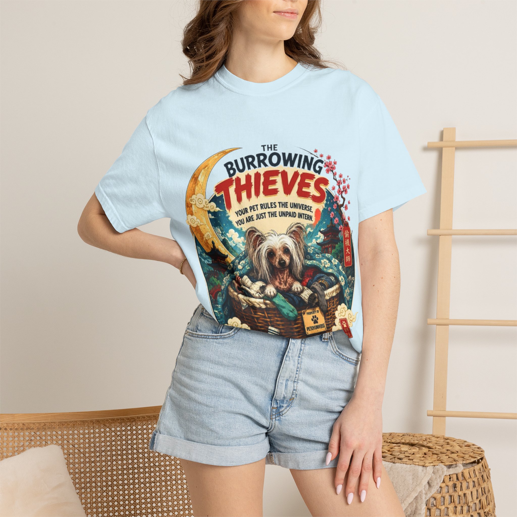 T-Shirt — The Burrowing Thieves Vintage Dog Treasure Chest Graphic Tee - Image 68