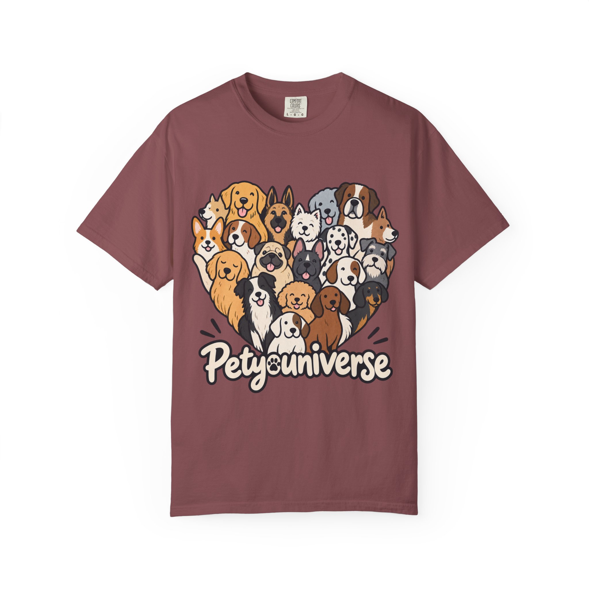 Dog Lover Cartoon T-Shirt — "Pety Universe" Graphic Tee - Image 11