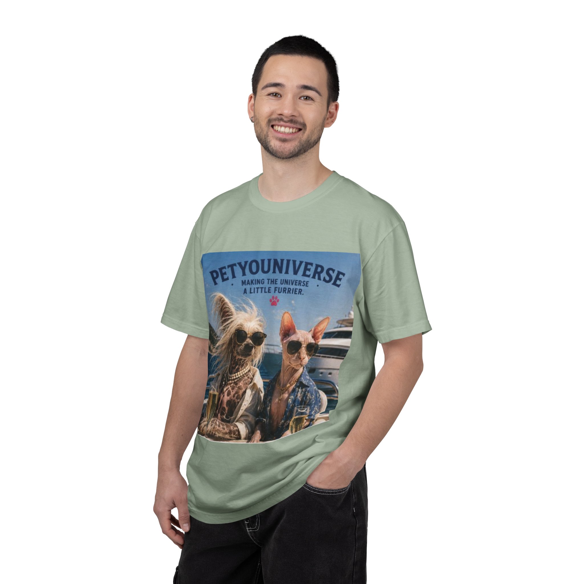 PetYoUniverse T-Shirt — 'Making the Universe a Little Furrier' Retro Dog & Cat Tee - Image 48