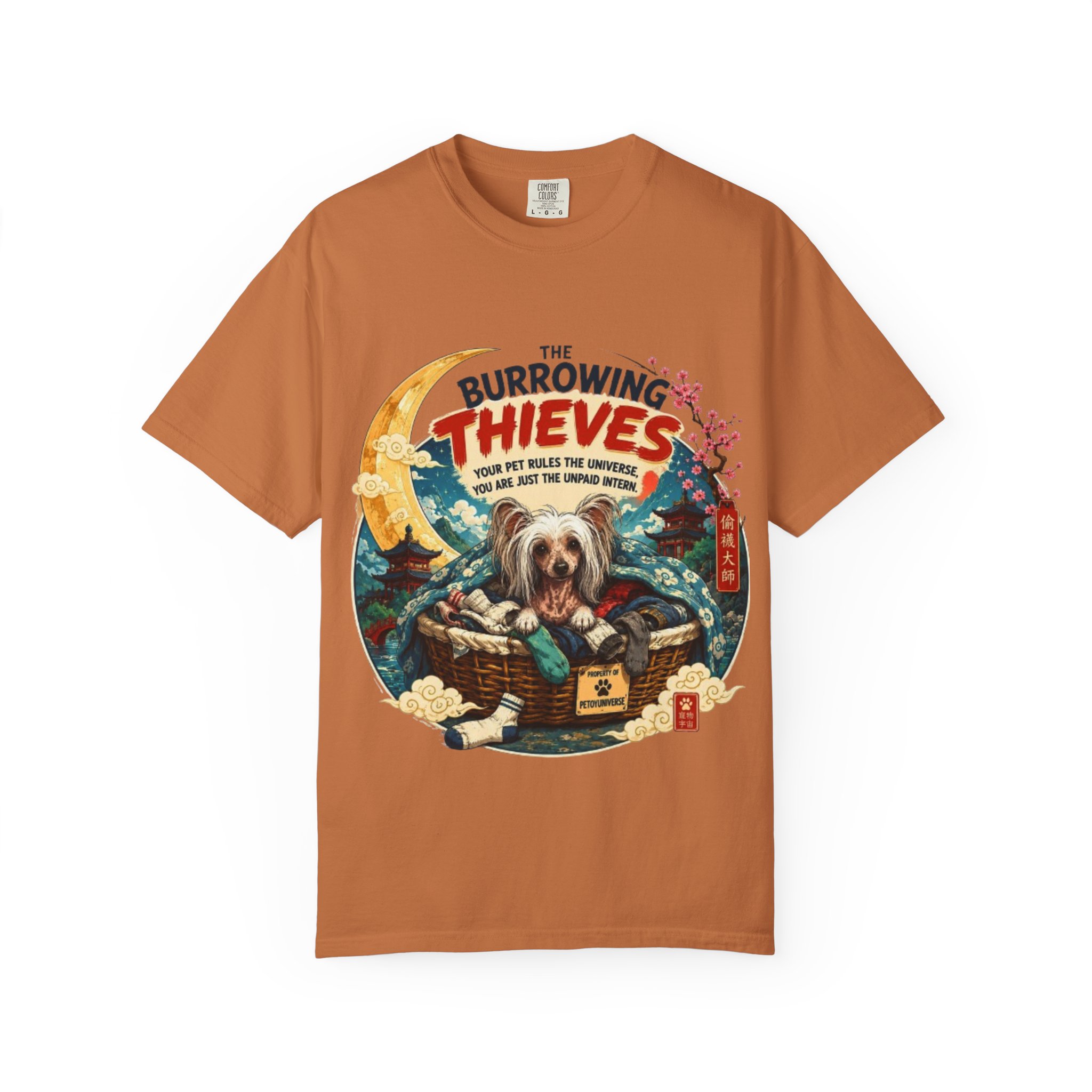 T-Shirt — The Burrowing Thieves Vintage Dog Treasure Chest Graphic Tee - Image 37