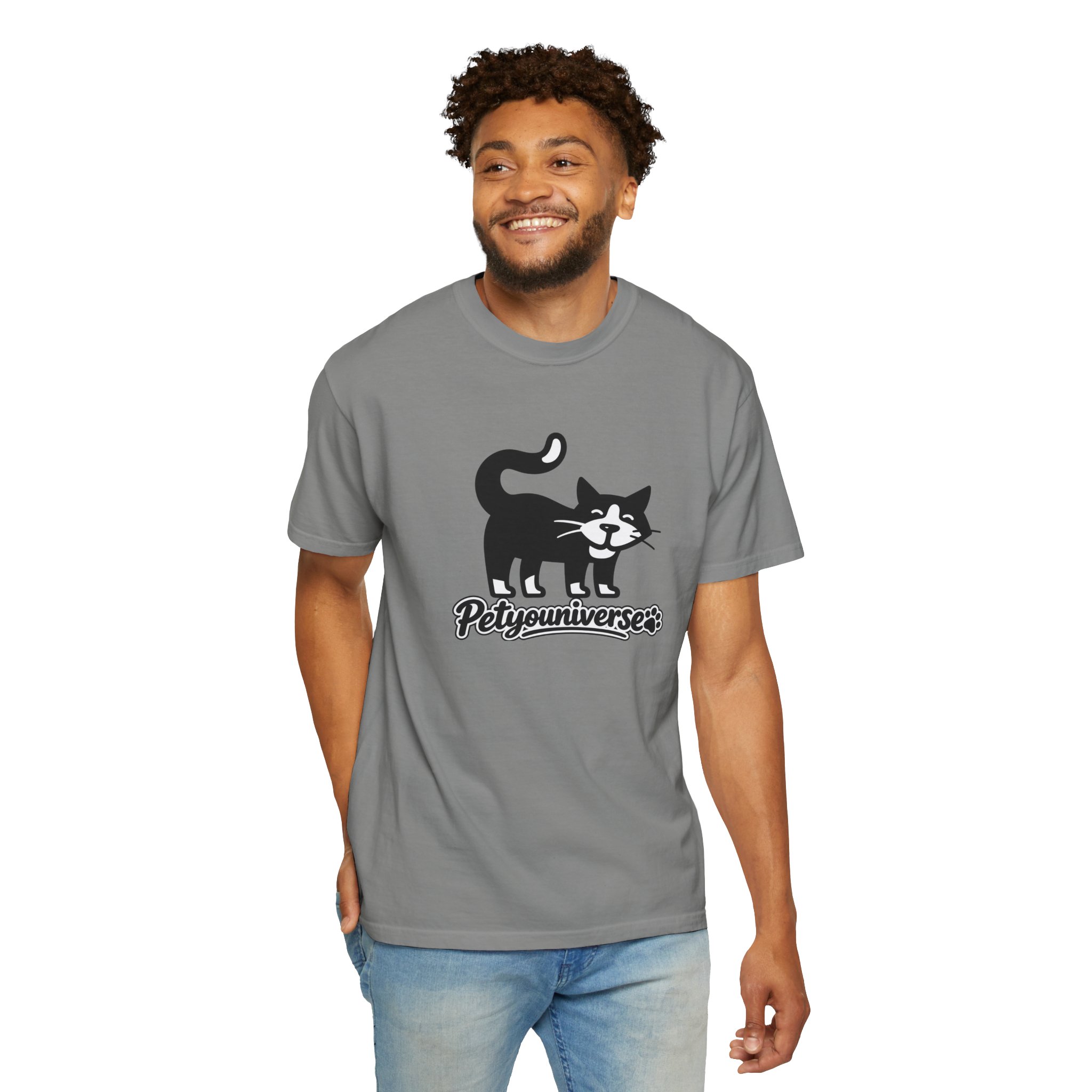 PetYouUniverse Cat Graphic T-Shirt — Vintage Cat Logo Tee - Image 106