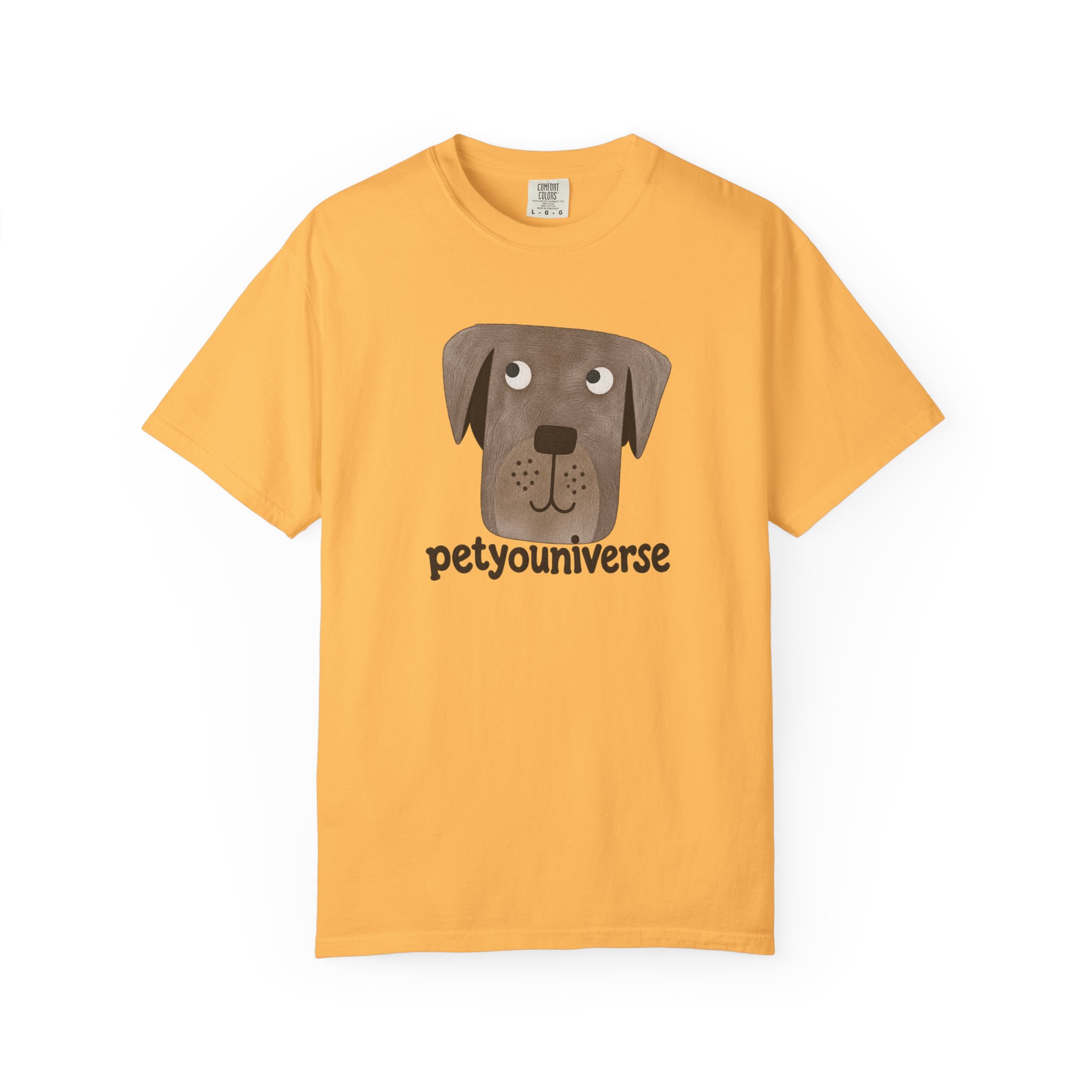 Dog Face Graphic T‑Shirt — "petyouniverse" Cute Pet Logo Tee - Image 19