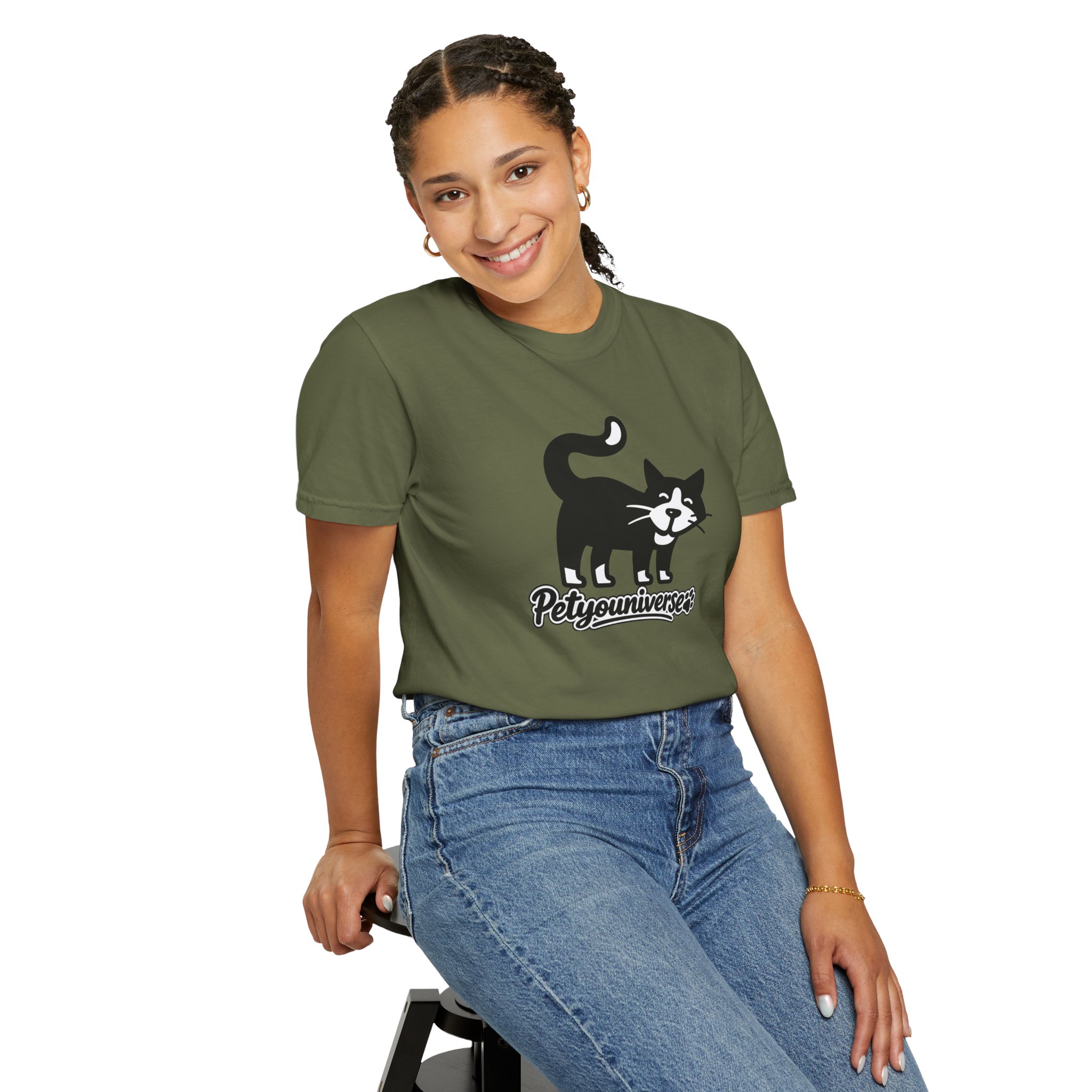 PetYouUniverse Cat Graphic T-Shirt — Vintage Cat Logo Tee - Image 60