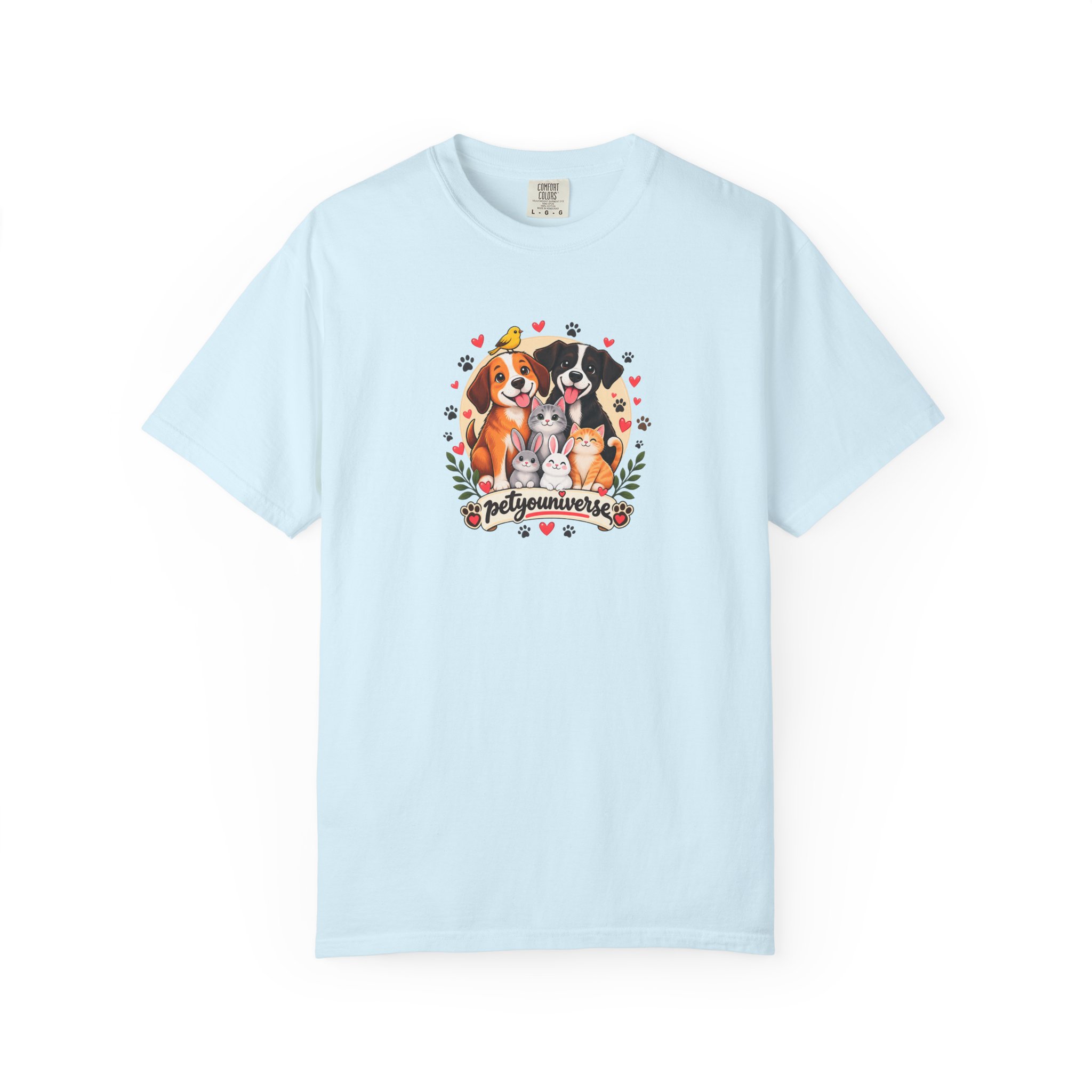 Dog Mom & Dad T-Shirt — 'Pet Parents' Cute Puppy Portrait Tee - Image 82