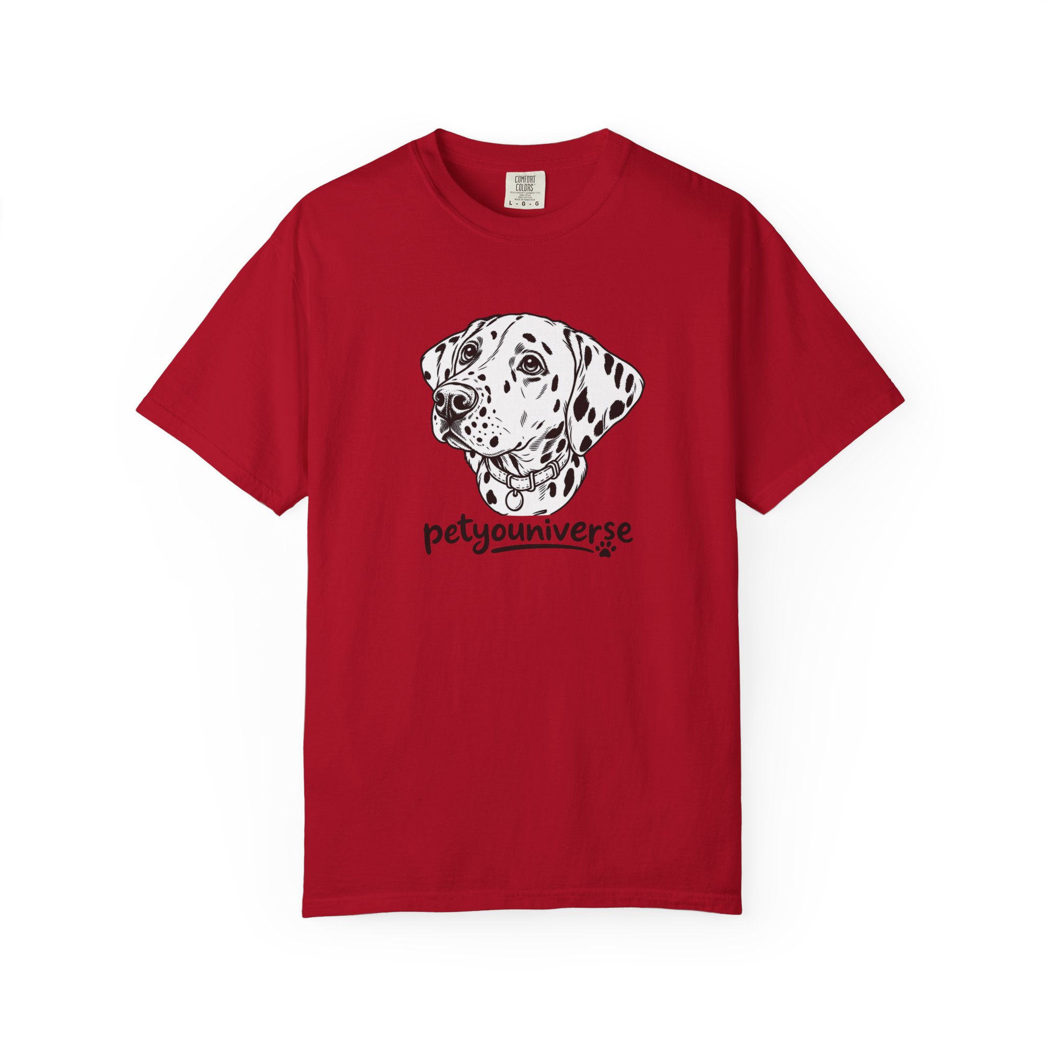 Dalmatian Portrait T-Shirt — "PetYoUniverse" Graphic Tee - Image 136
