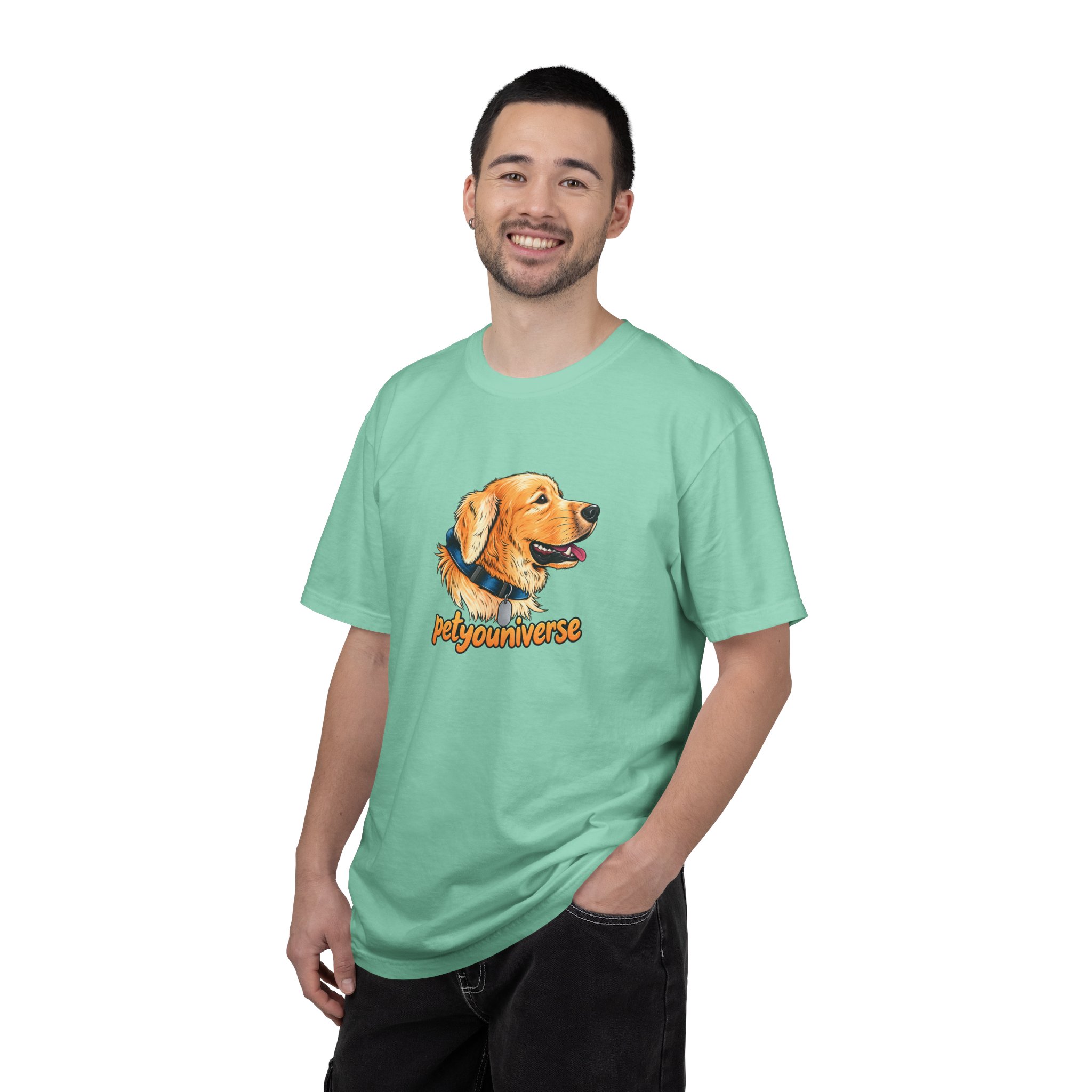 Golden Retriever Portrait T-Shirt – PetYoUniverse Graphic Tee - Image 58