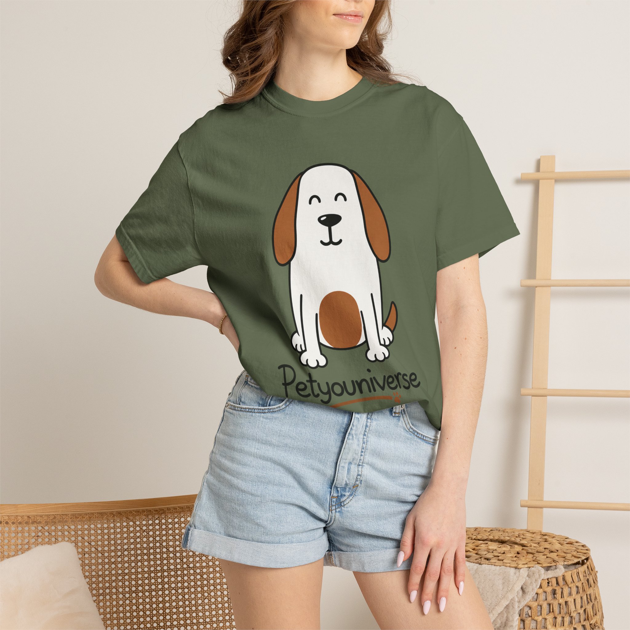 Cute Puppy Graphic T-Shirt — “PetYoUniverse” Dog Lover Tee - Image 38