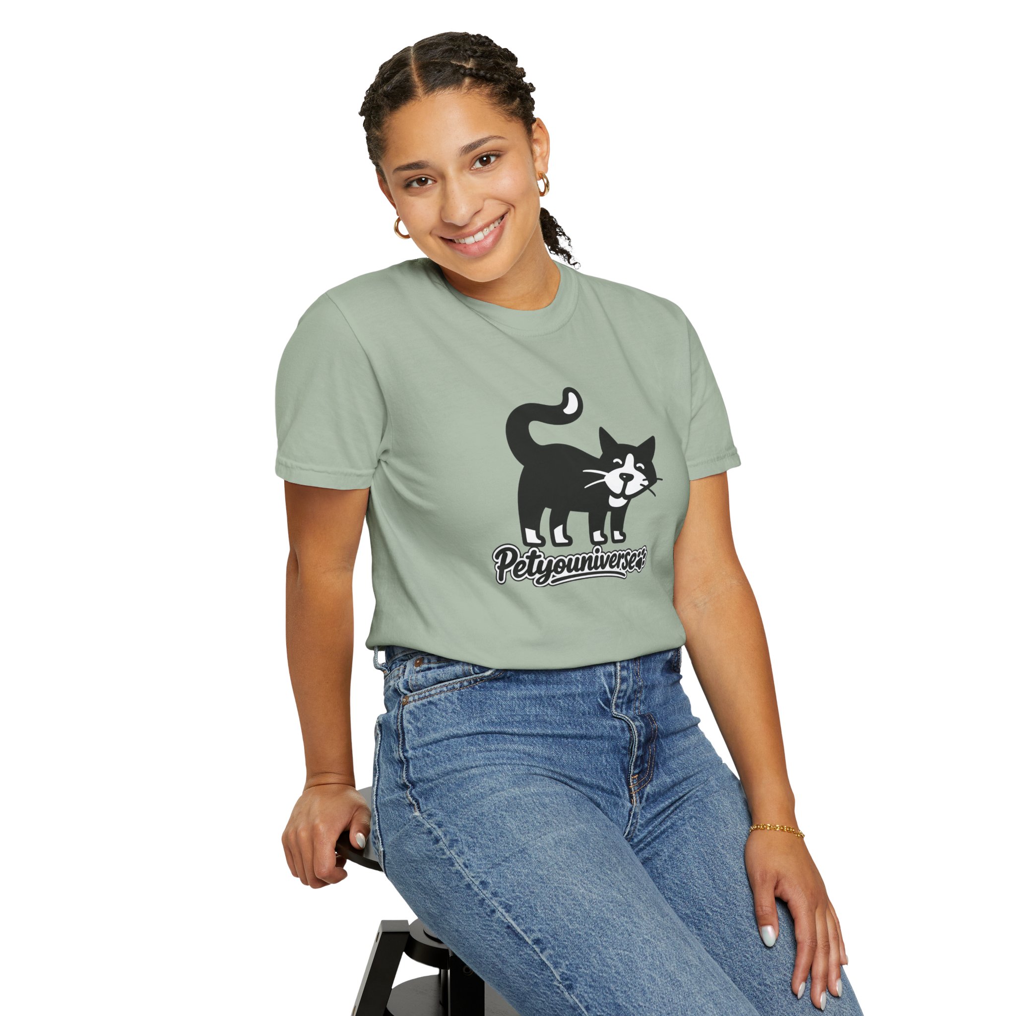 PetYouUniverse Cat Graphic T-Shirt — Vintage Cat Logo Tee - Image 69
