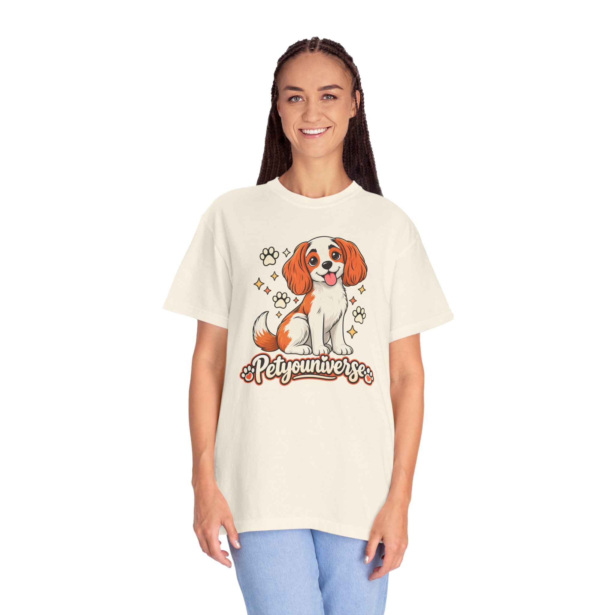 Cavalier King Charles Dog T-Shirt — "PetYoUniverse" Cute Puppy Graphic Tee - Image 5