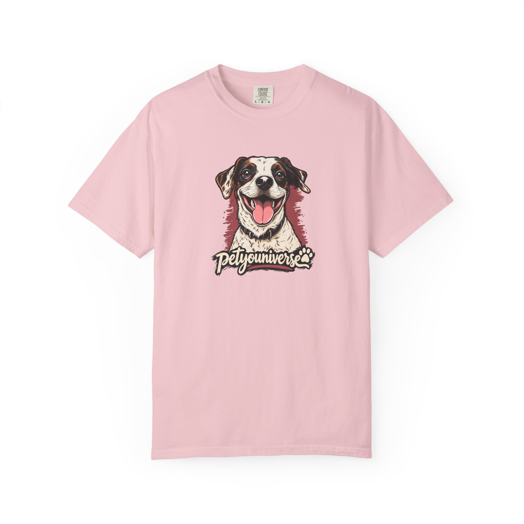 Dog Lover T-Shirt — Smiling Pup "Petyouniverse" Graphic Tee - Image 81