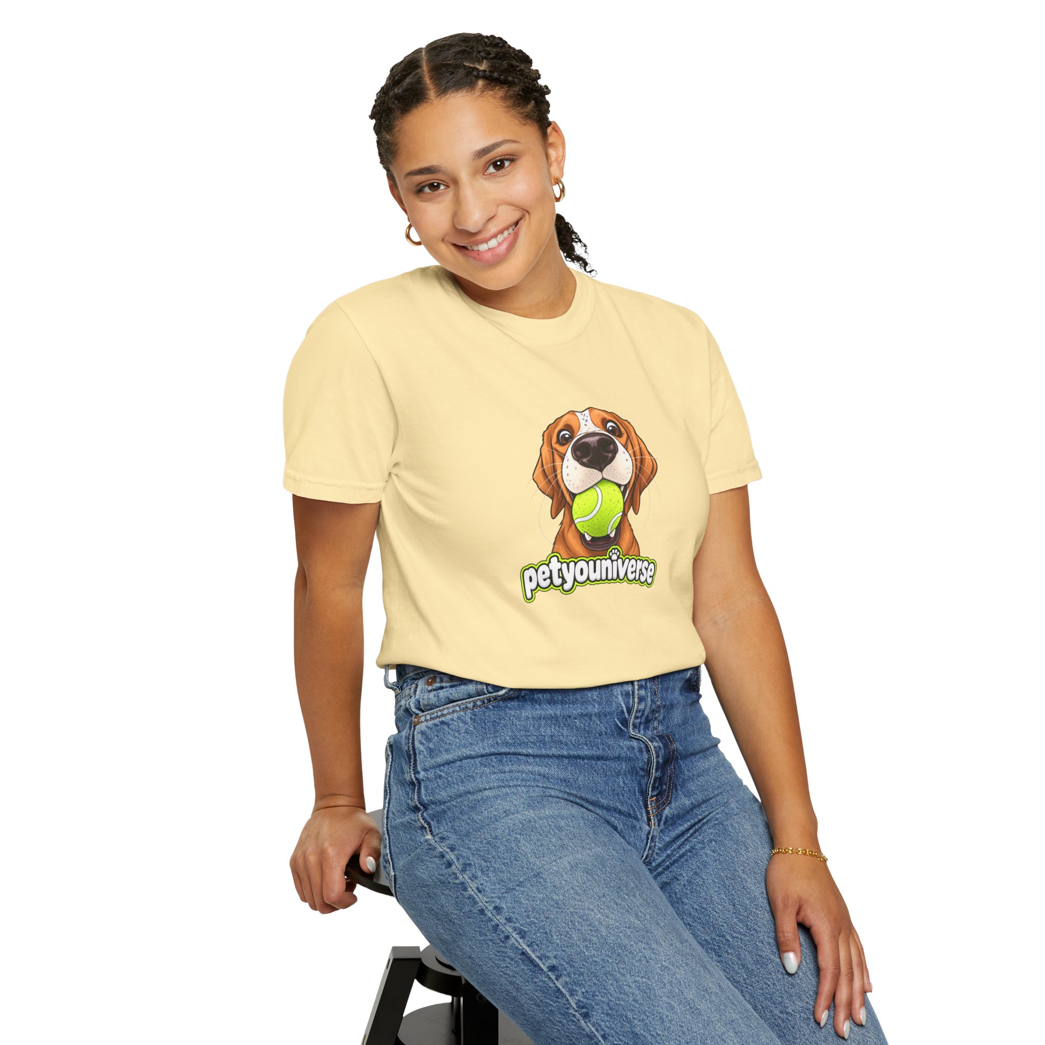 PetYoUniverse Tee — Cute Dog Holding Tennis Ball Graphic T‑Shirt - Image 15
