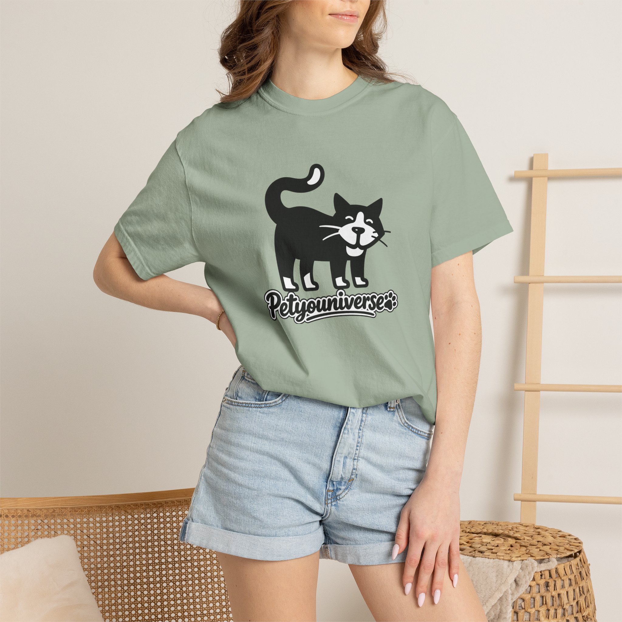 PetYouUniverse Cat Graphic T-Shirt — Vintage Cat Logo Tee - Image 65