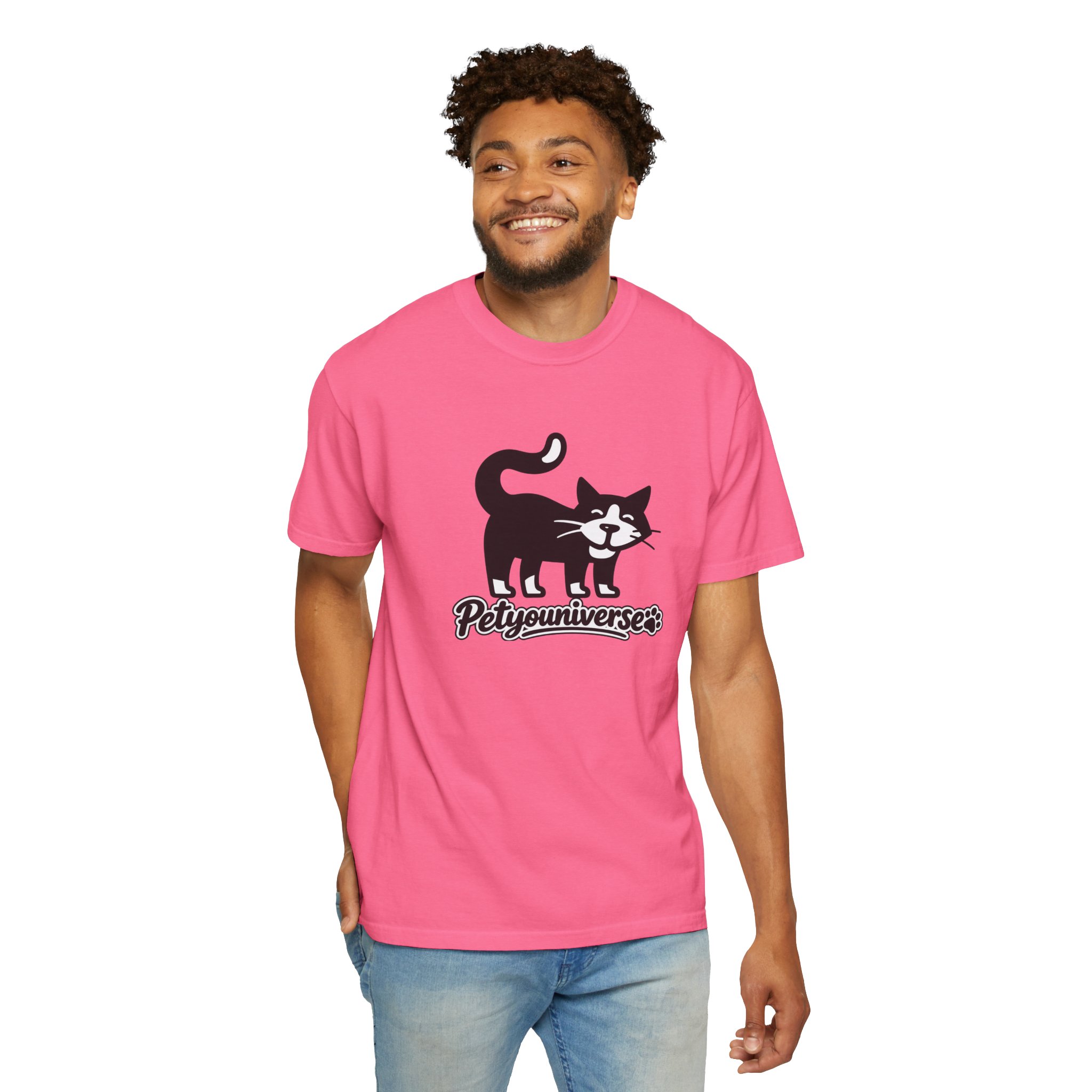 PetYouUniverse Cat Graphic T-Shirt — Vintage Cat Logo Tee - Image 133