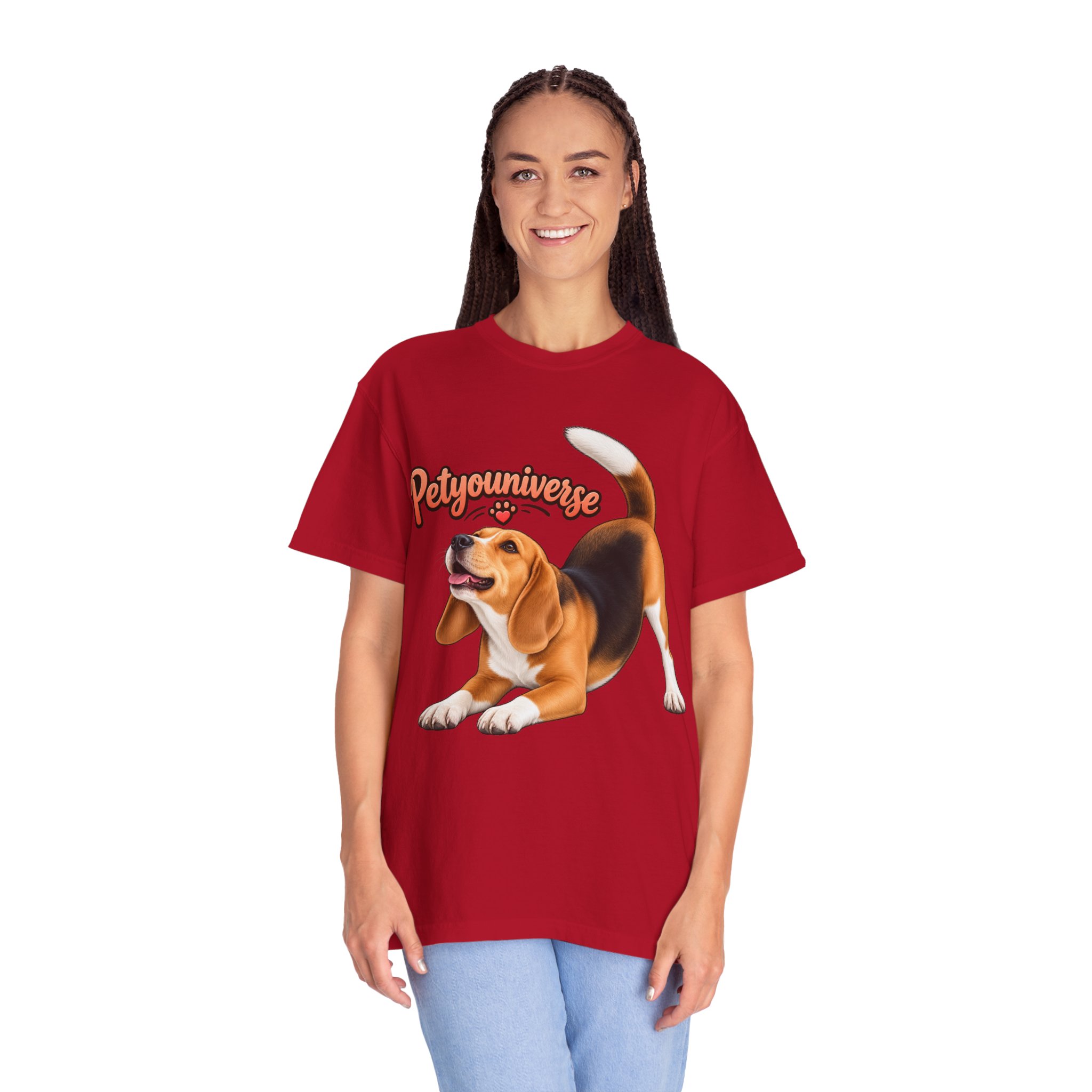 Beagle Playtime T-Shirt — "PetYoUniverse" Graphic Tee for Dog Lovers - Image 122