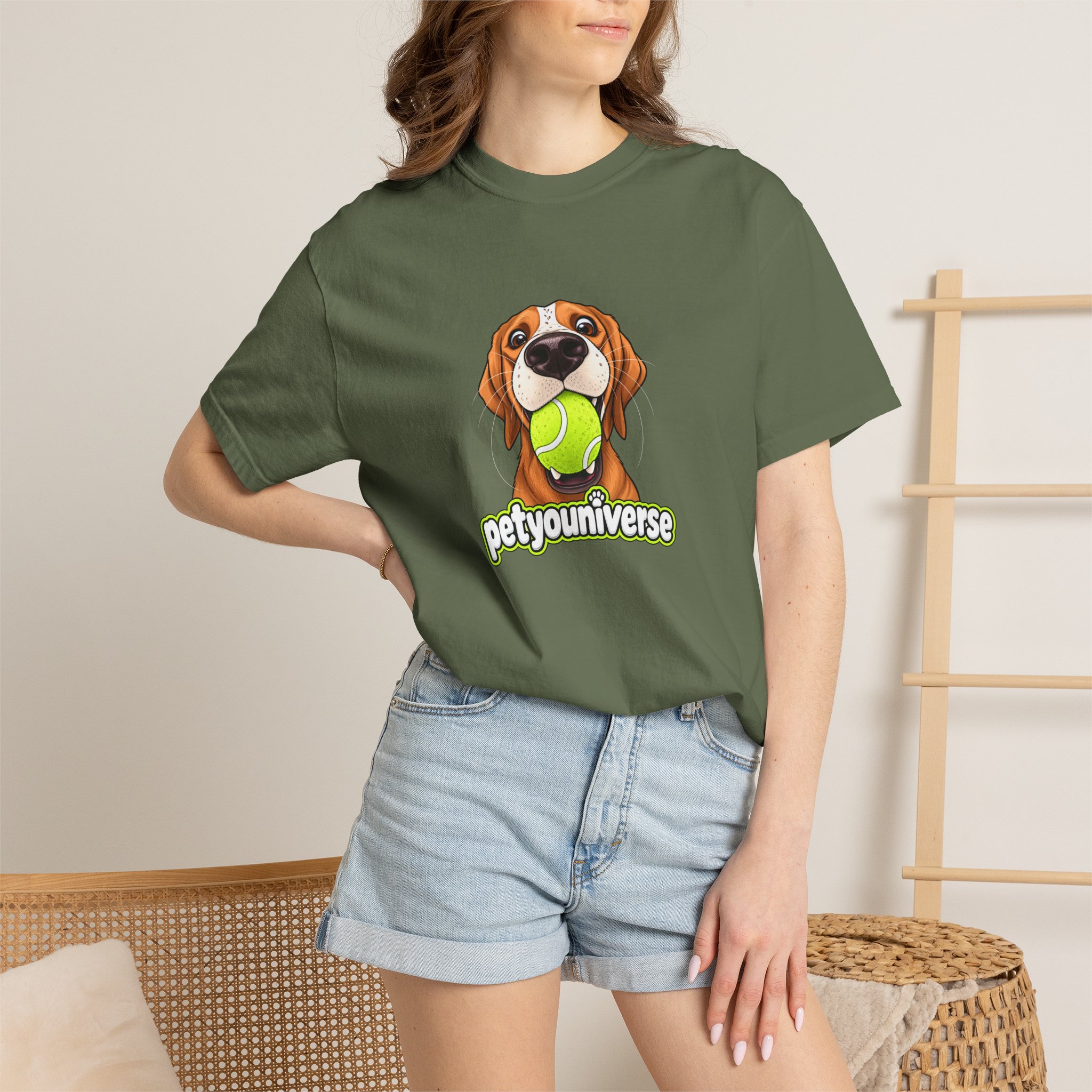 PetYoUniverse Tee — Cute Dog Holding Tennis Ball Graphic T‑Shirt - Image 47