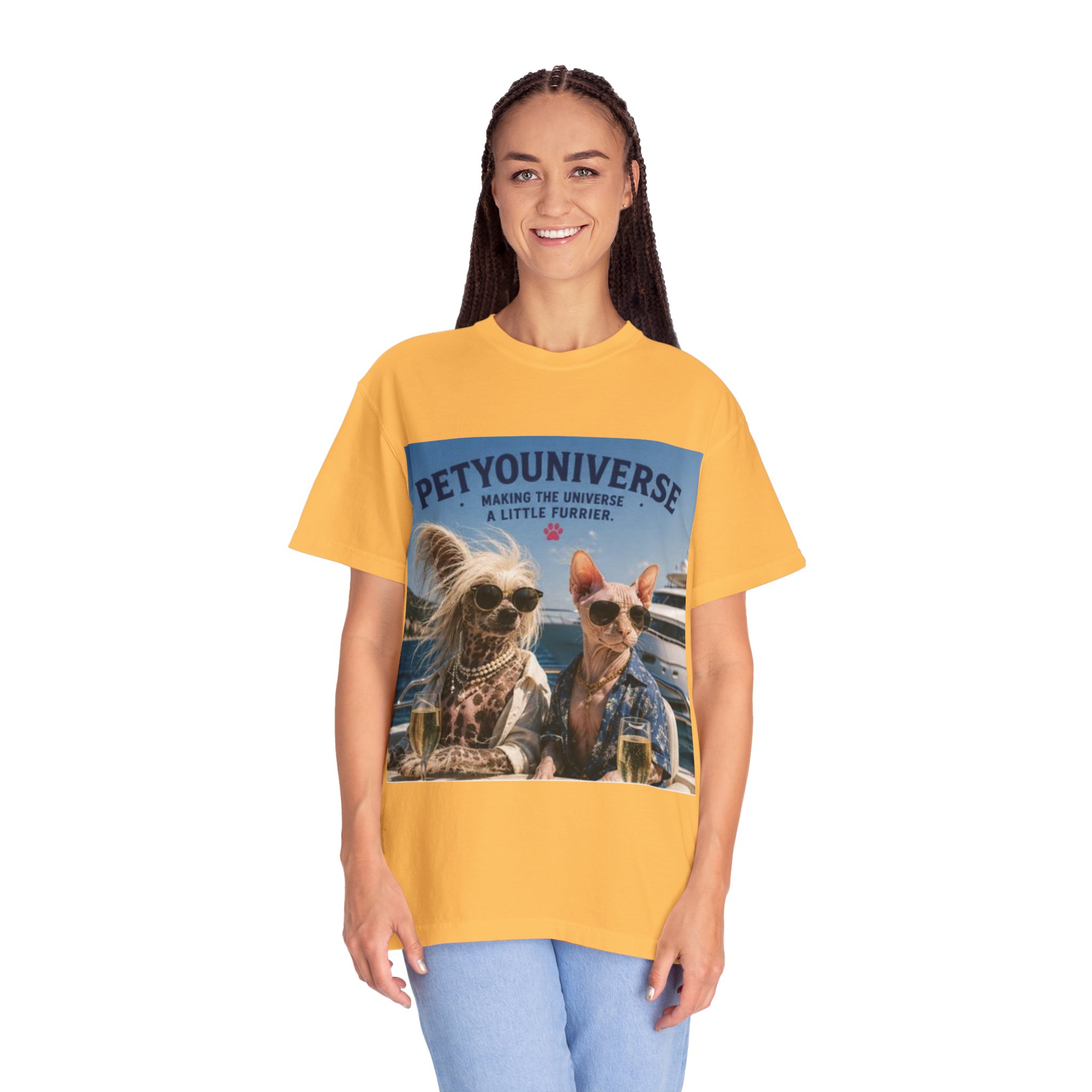 PetYoUniverse T-Shirt — 'Making the Universe a Little Furrier' Retro Dog & Cat Tee - Image 29