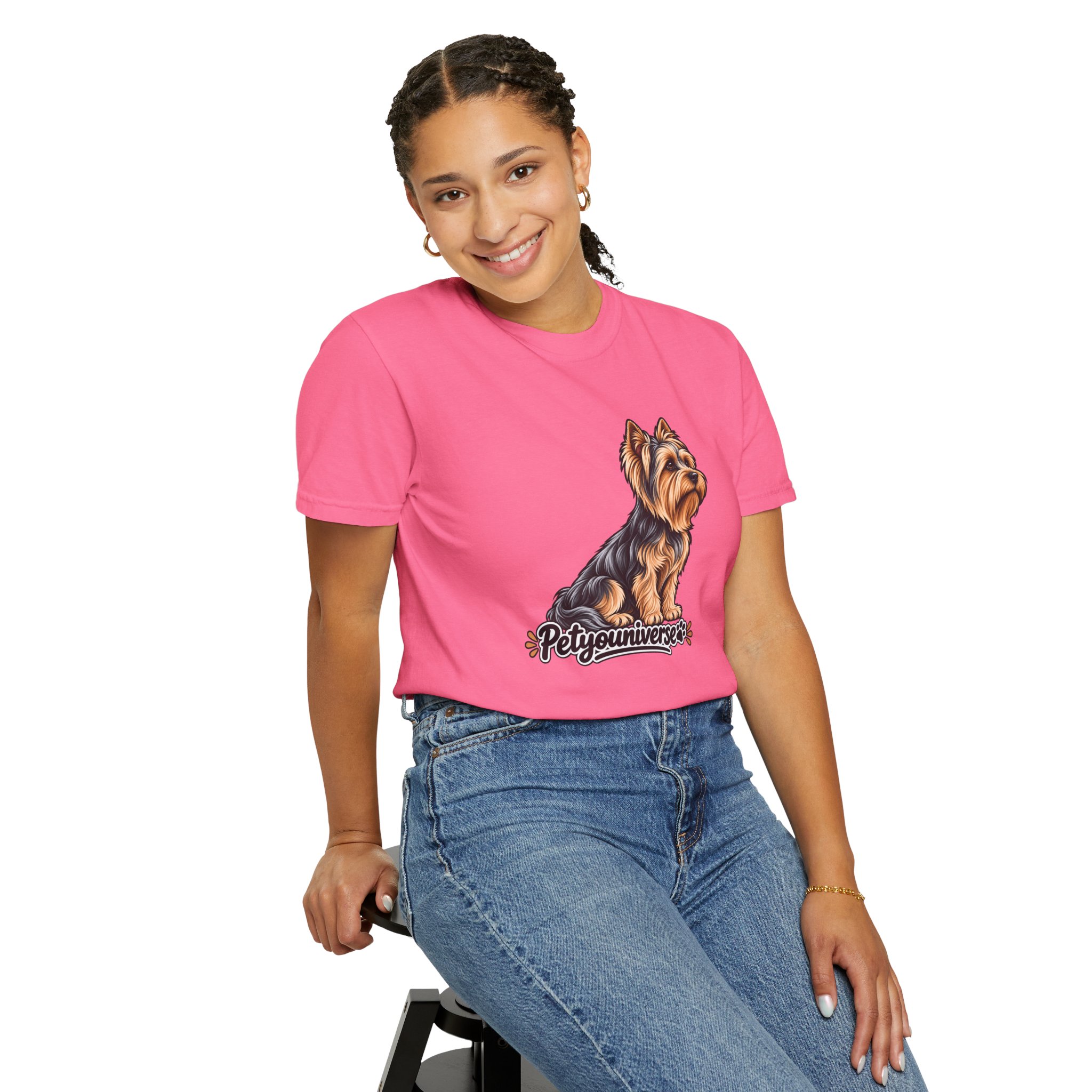 Yorkshire Terrier Graphic T-Shirt — 'Petyouniverse' Dog Lover Tee - Image 87