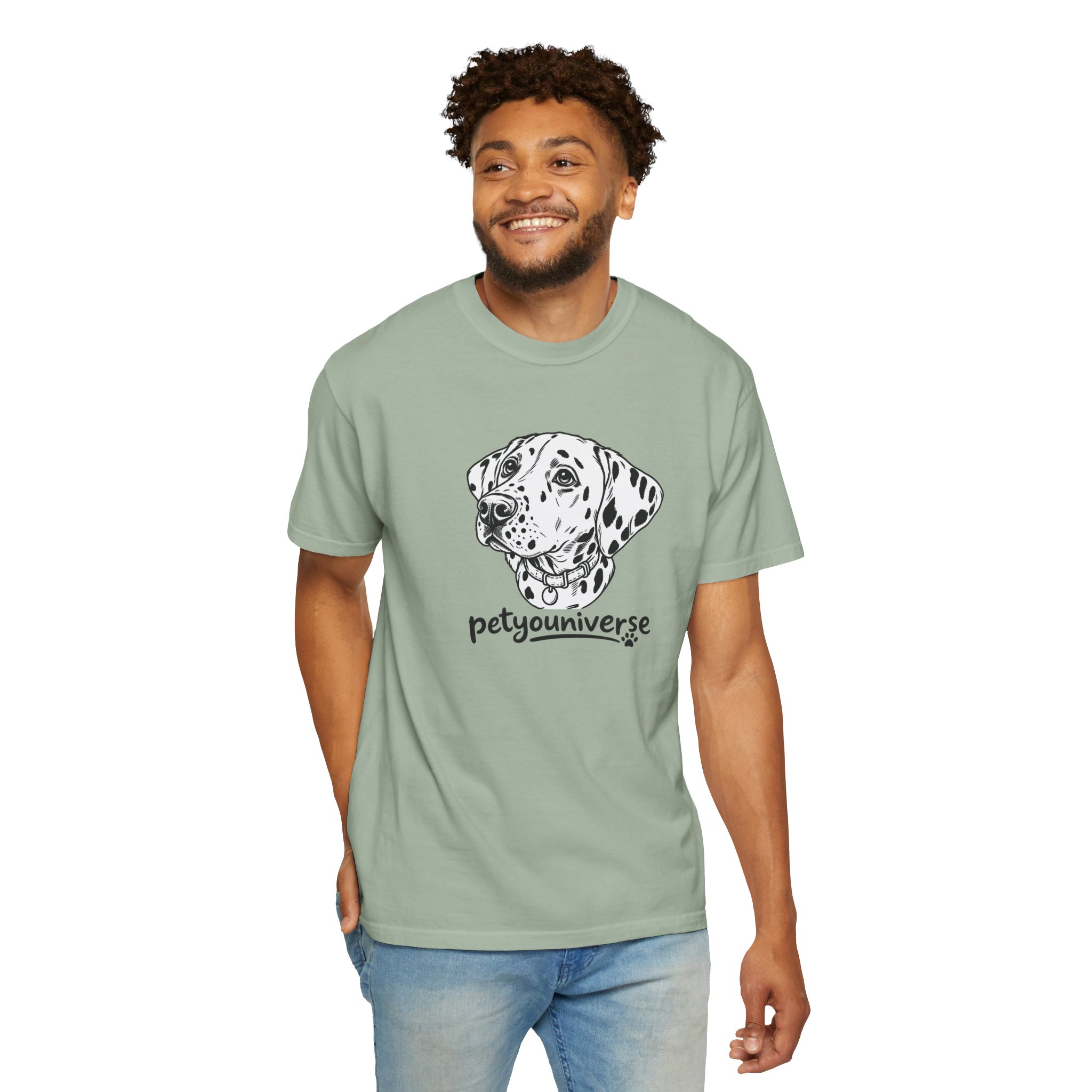 Dalmatian Portrait T-Shirt — "PetYoUniverse" Graphic Tee - Image 61