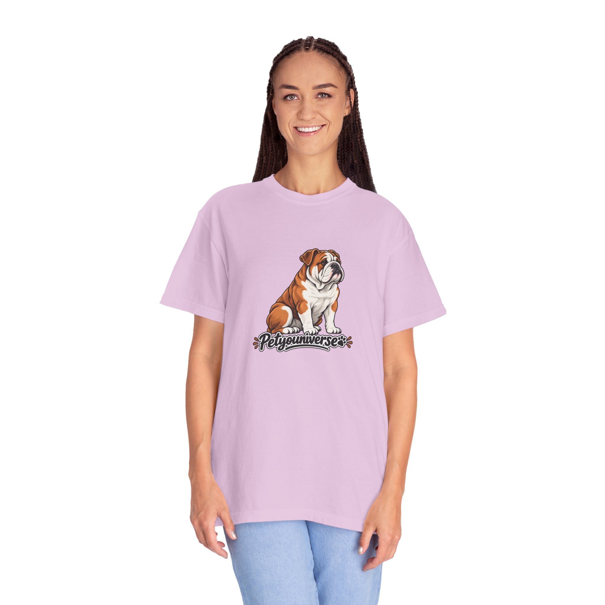 Bulldog Graphic T-Shirt — "PetYoUniverse" Cute Dog Tee for Pet Lovers - Image 104