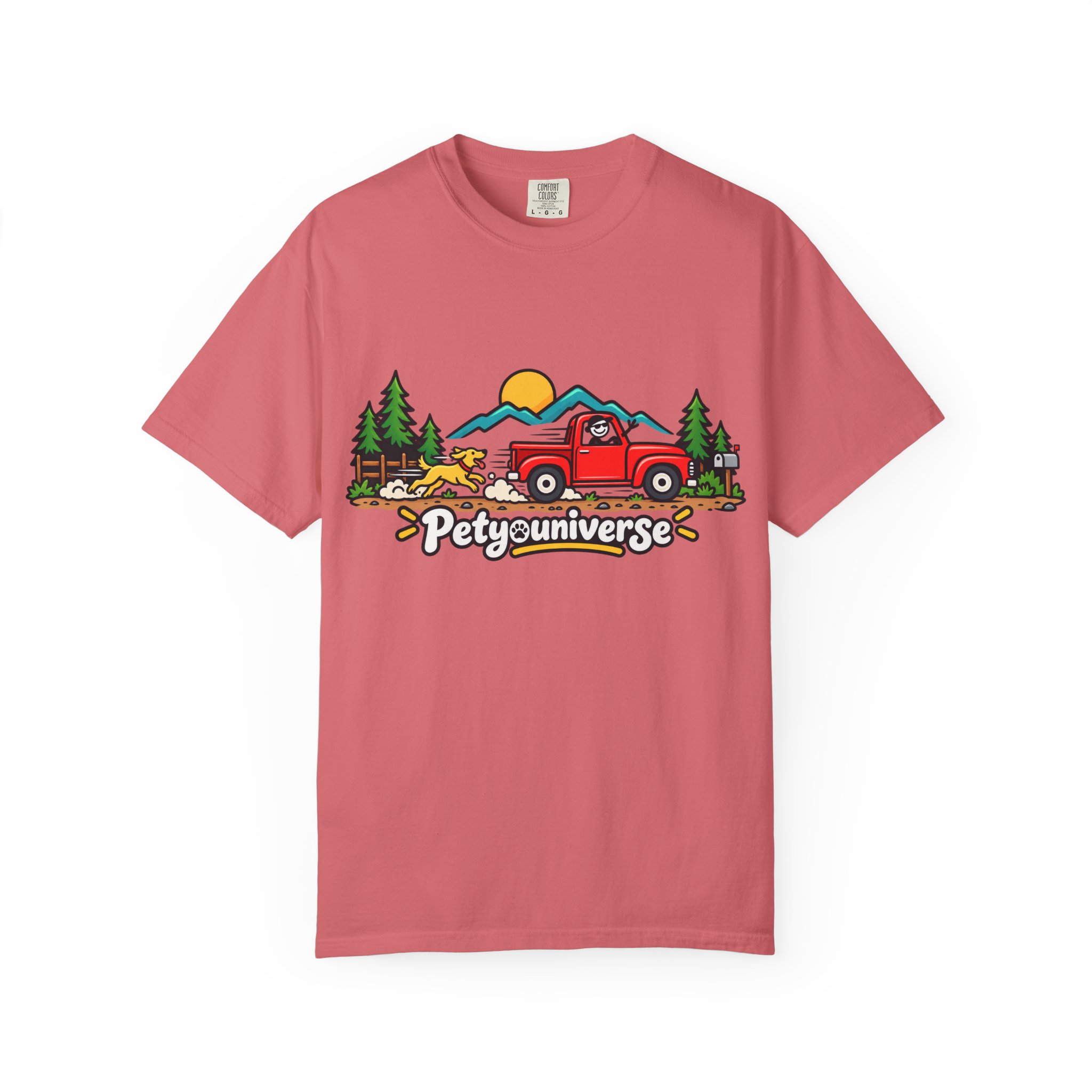 Petyuniverse Retro Truck & Dog Graphic T-Shirt - Image 100