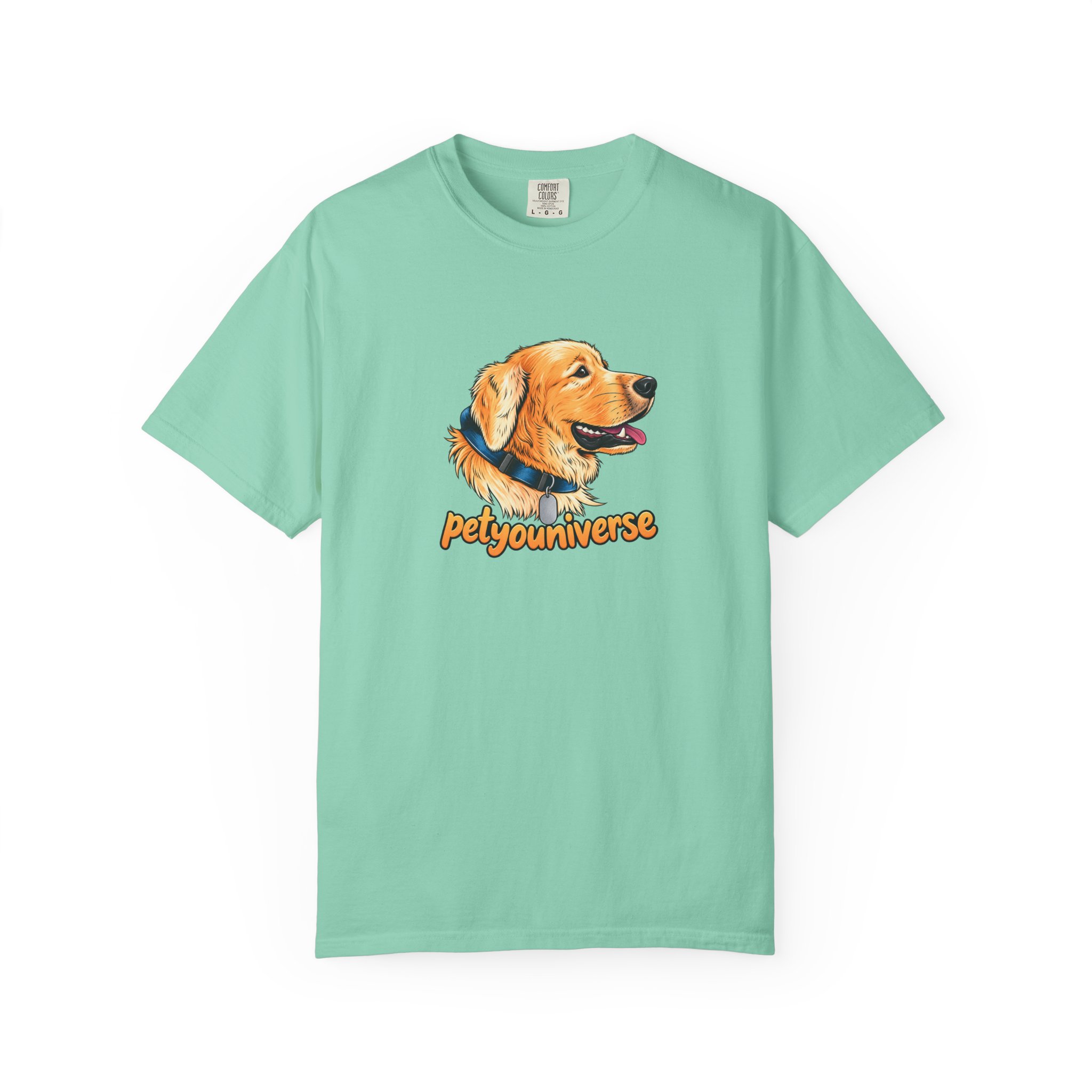 Golden Retriever Portrait T-Shirt – PetYoUniverse Graphic Tee - Image 55