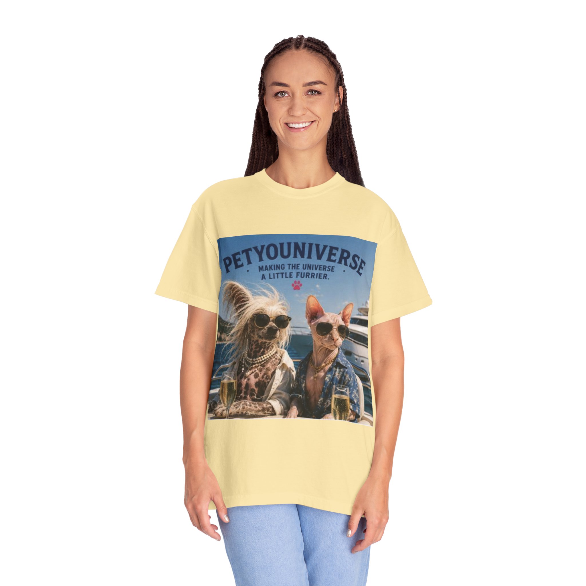 PetYoUniverse T-Shirt — 'Making the Universe a Little Furrier' Retro Dog & Cat Tee - Image 24