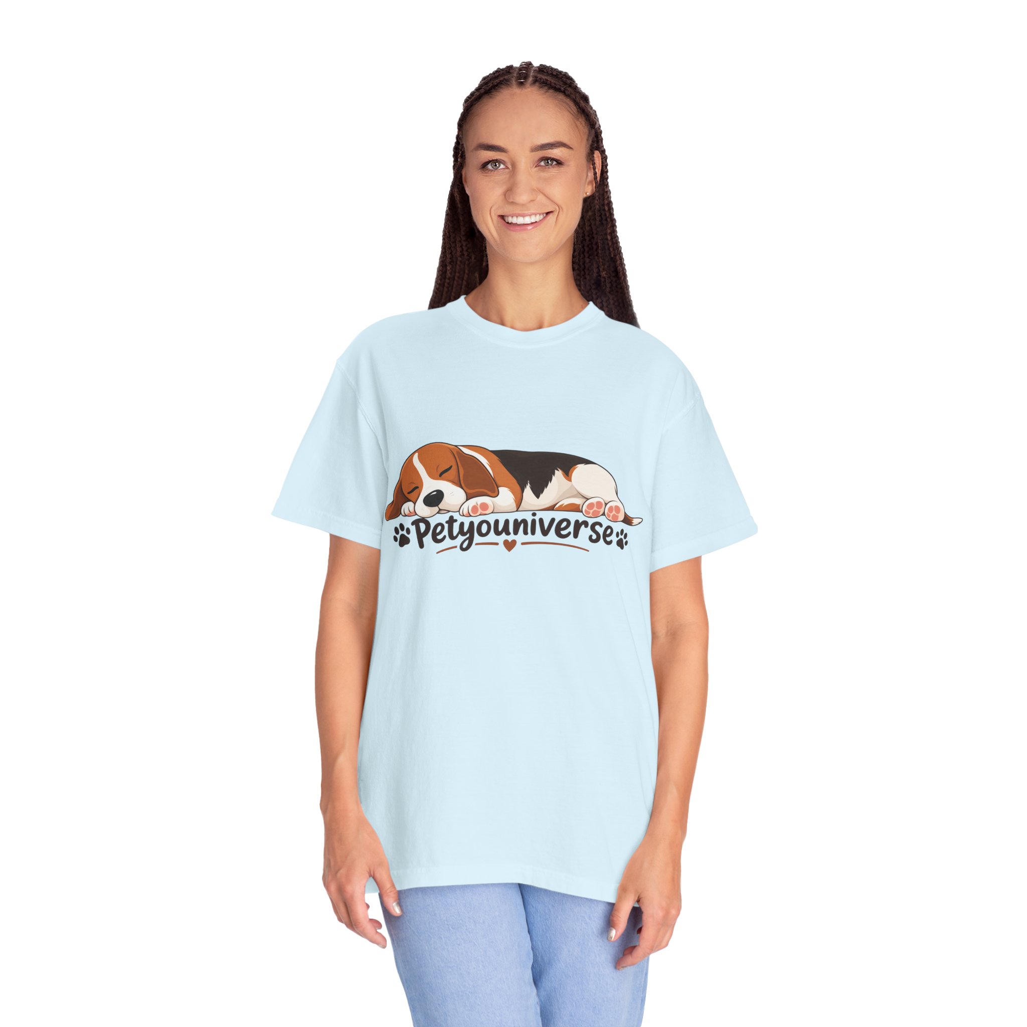 Sleeping Beagle T-Shirt — Cute "PetYoUniverse" Dog Graphic Tee - Image 77