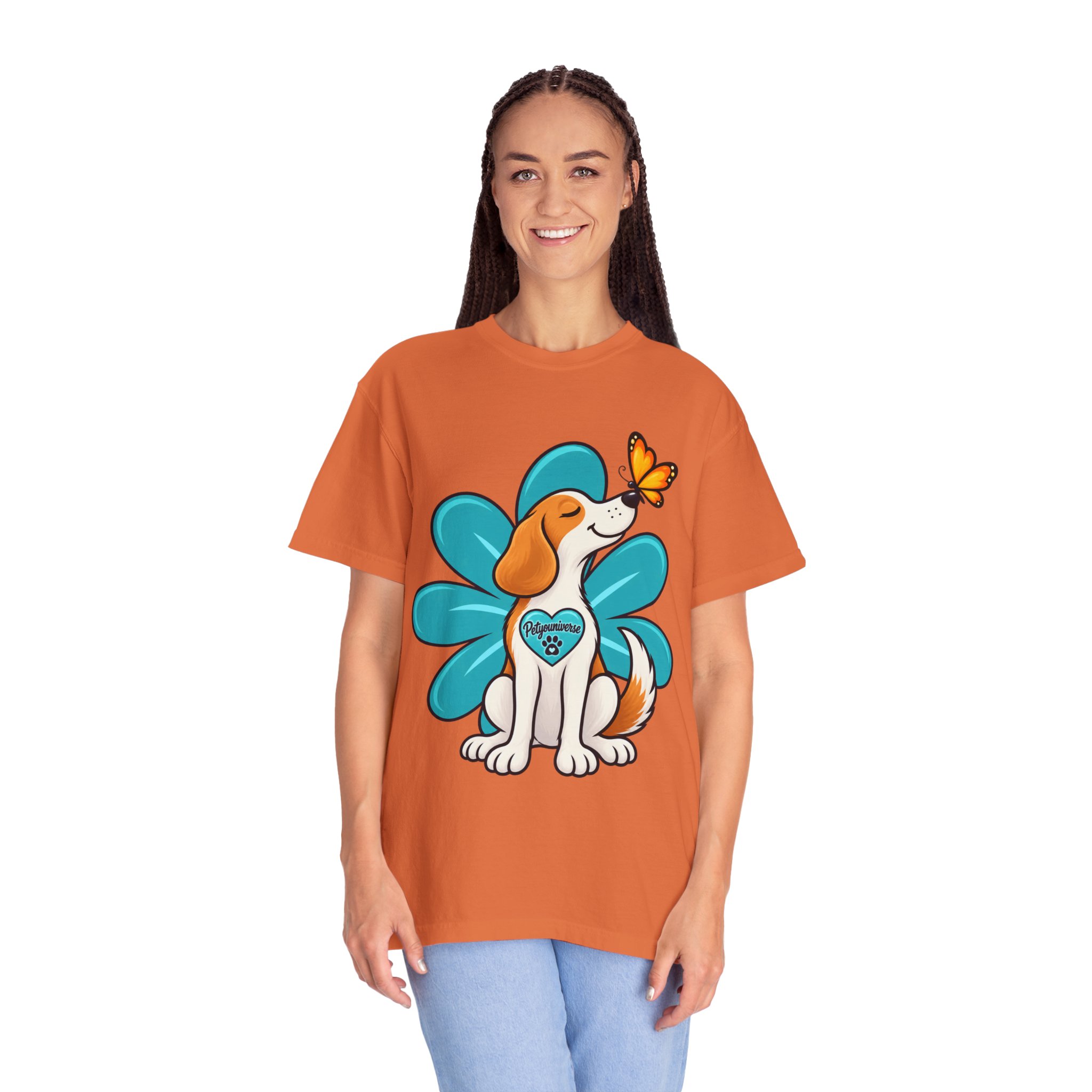 Beagle & Butterfly Graphic T-Shirt - Image 46