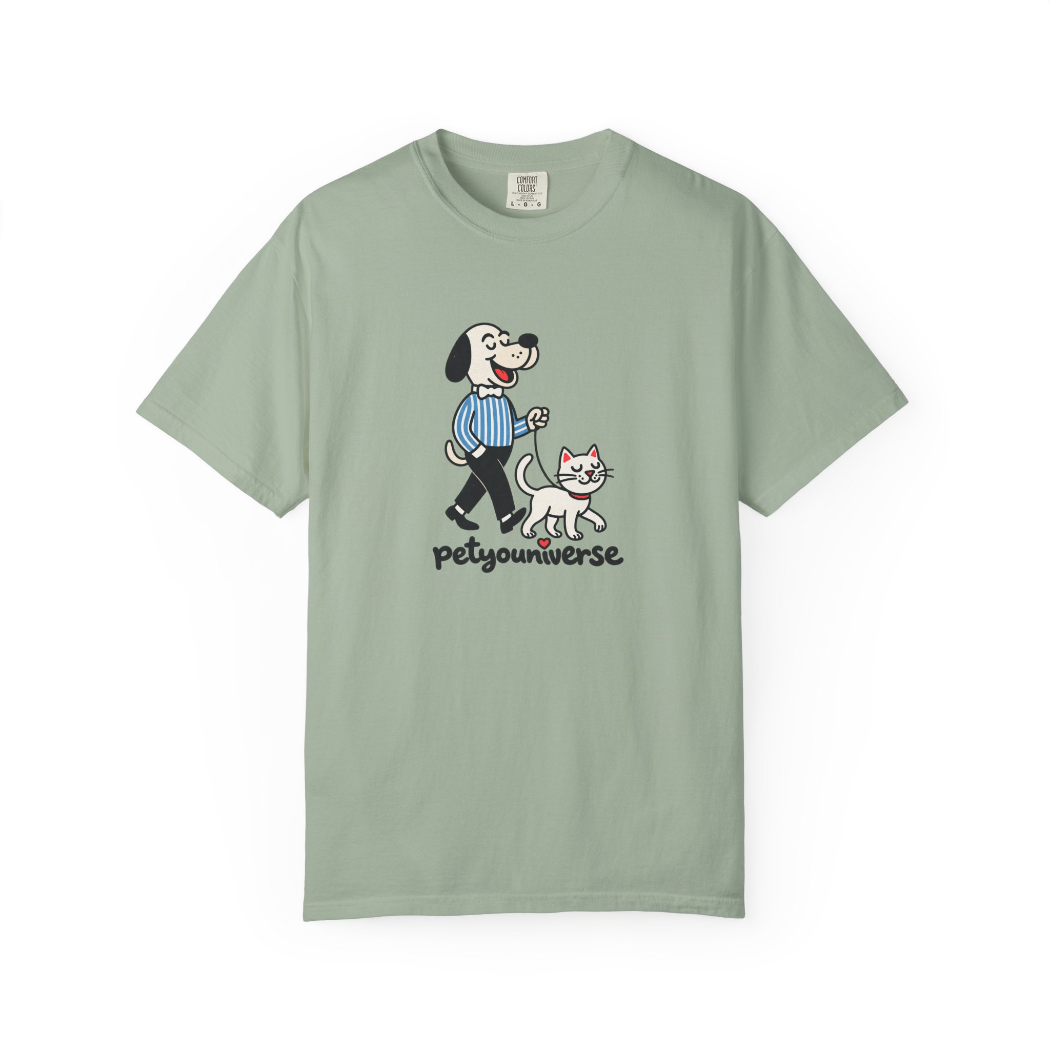 PetYouniverse Walking Dog & Cat Tee — Cute Retro Pet Graphic T-Shirt - Image 55
