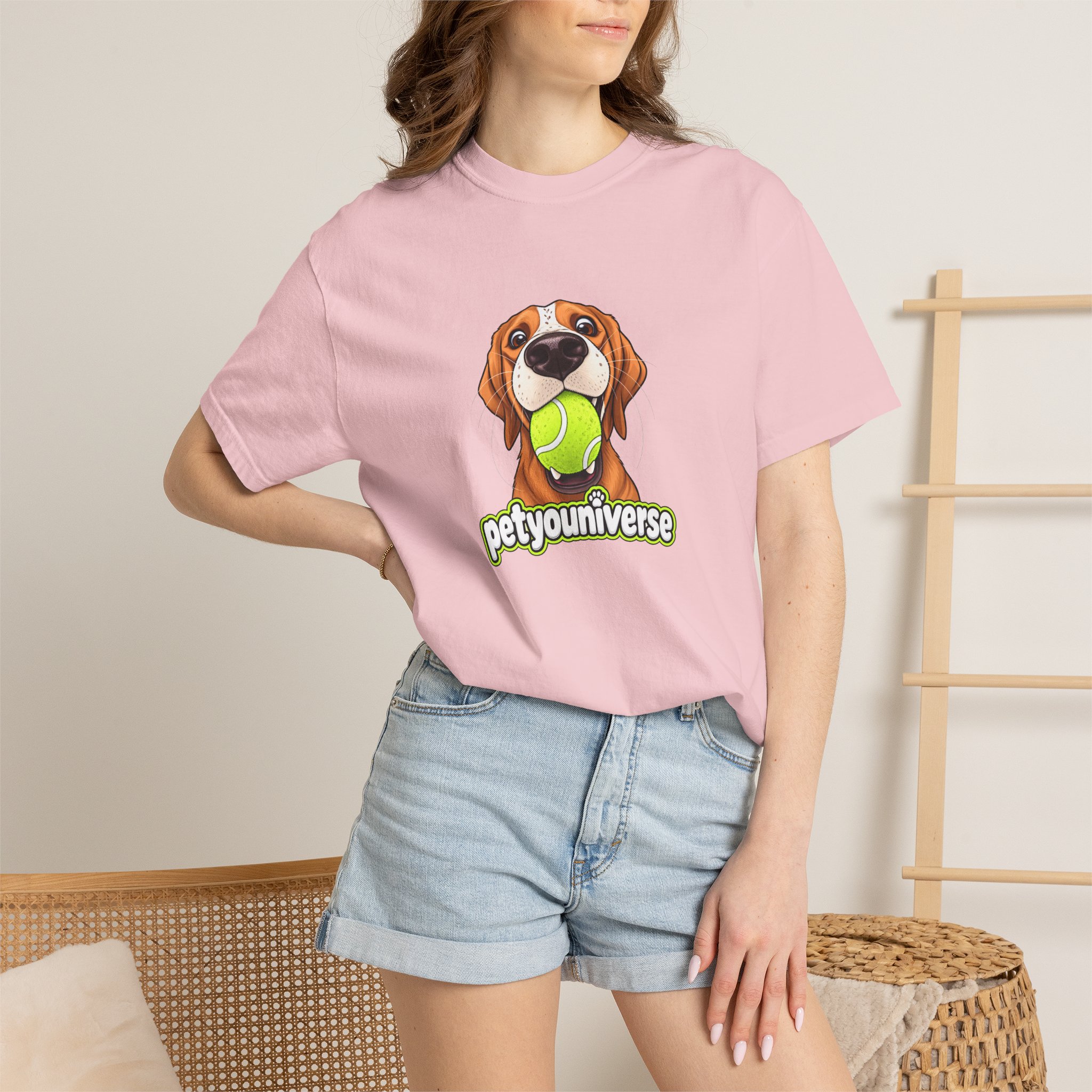 PetYoUniverse Tee — Cute Dog Holding Tennis Ball Graphic T‑Shirt - Image 101