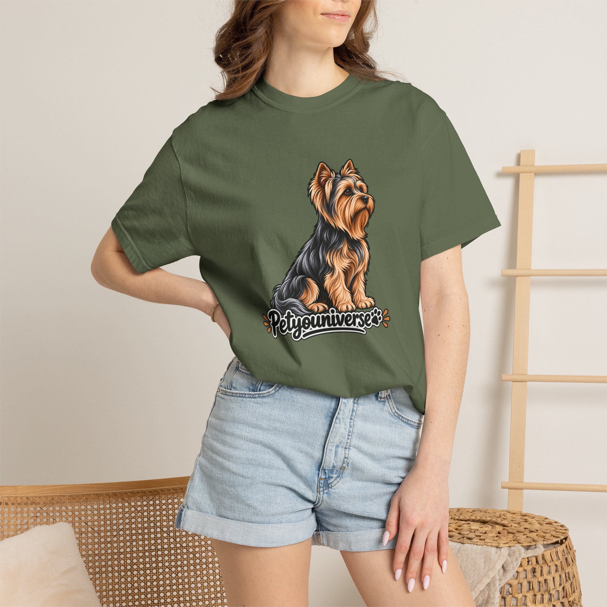 Yorkshire Terrier Graphic T-Shirt — 'Petyouniverse' Dog Lover Tee - Image 29