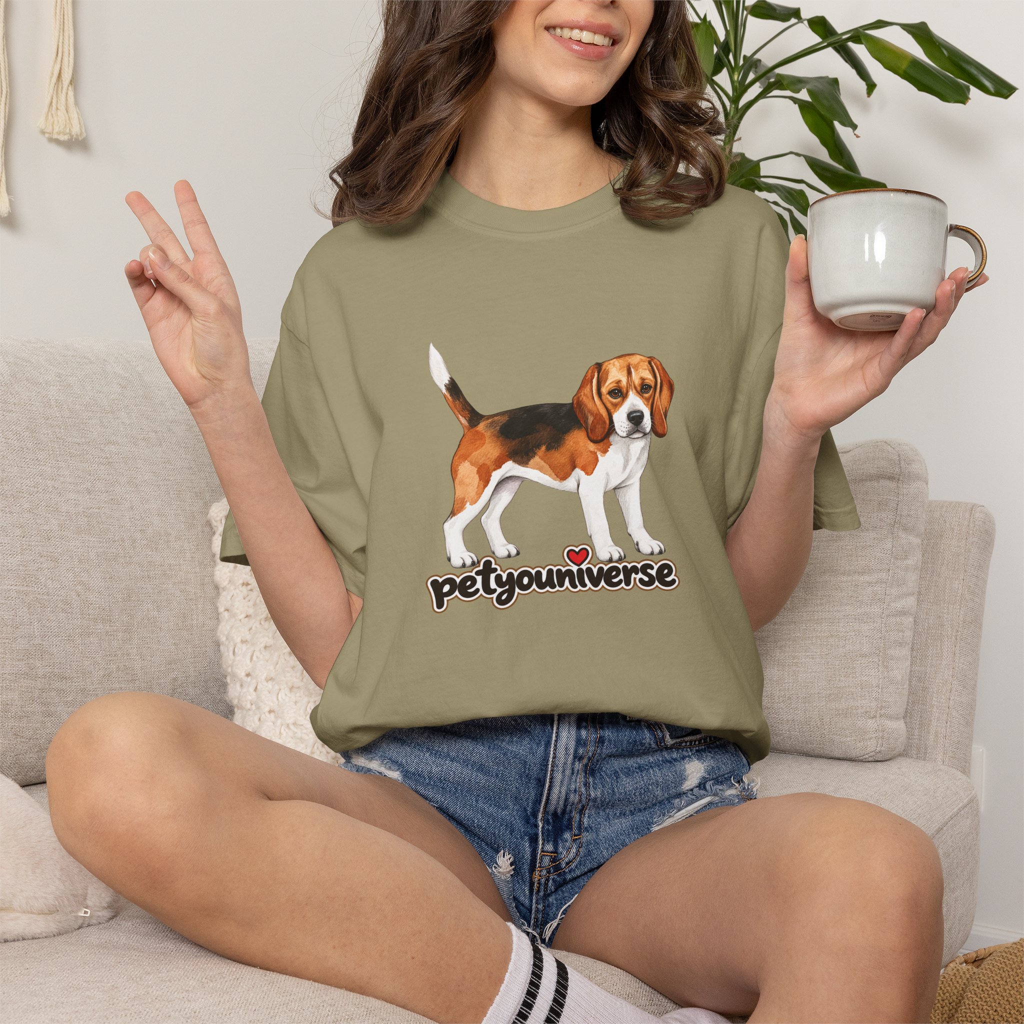 Beagle PetYoUniverse Graphic T-Shirt — Cute Dog Lover Tee - Image 39