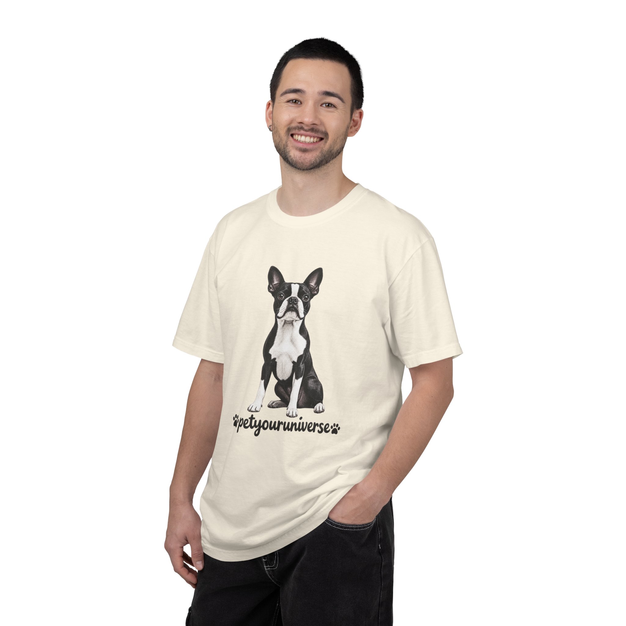 Boston Terrier Graphic T-Shirt — "PetYoUniverse" Dog Lover Tee - Image 4