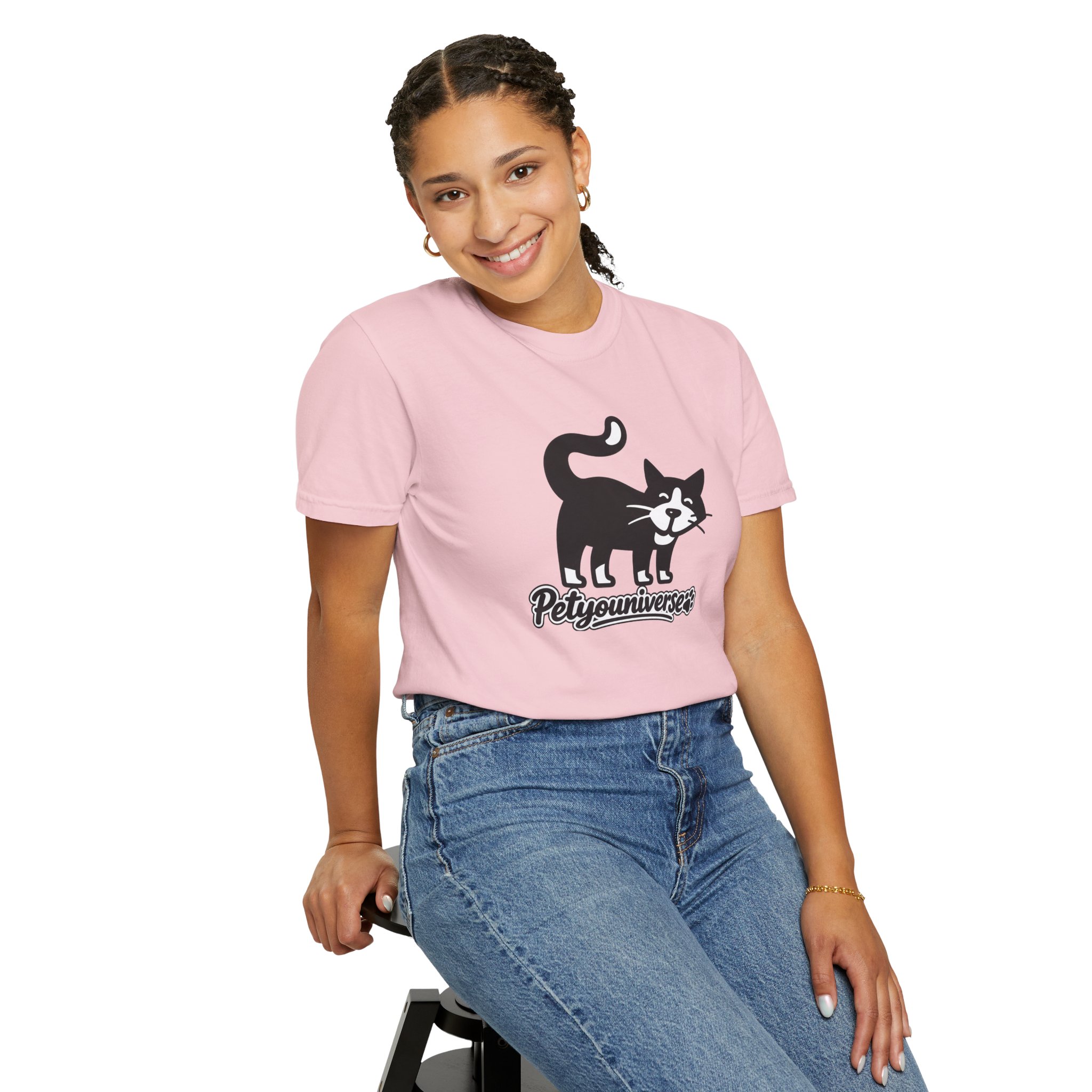 PetYouUniverse Cat Graphic T-Shirt — Vintage Cat Logo Tee - Image 123