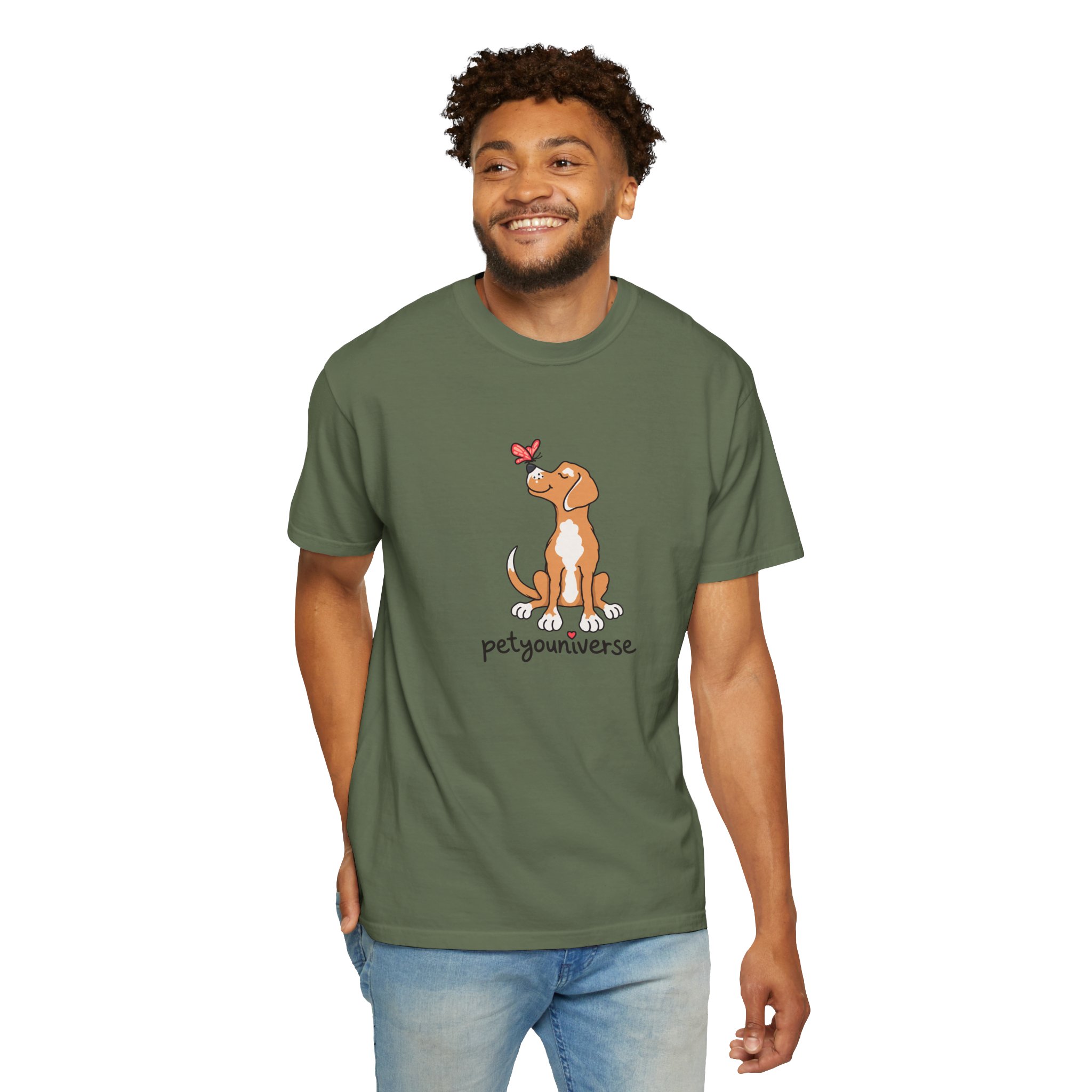 PetYoUniverse Cute Dog & Butterfly T‑Shirt - Image 34
