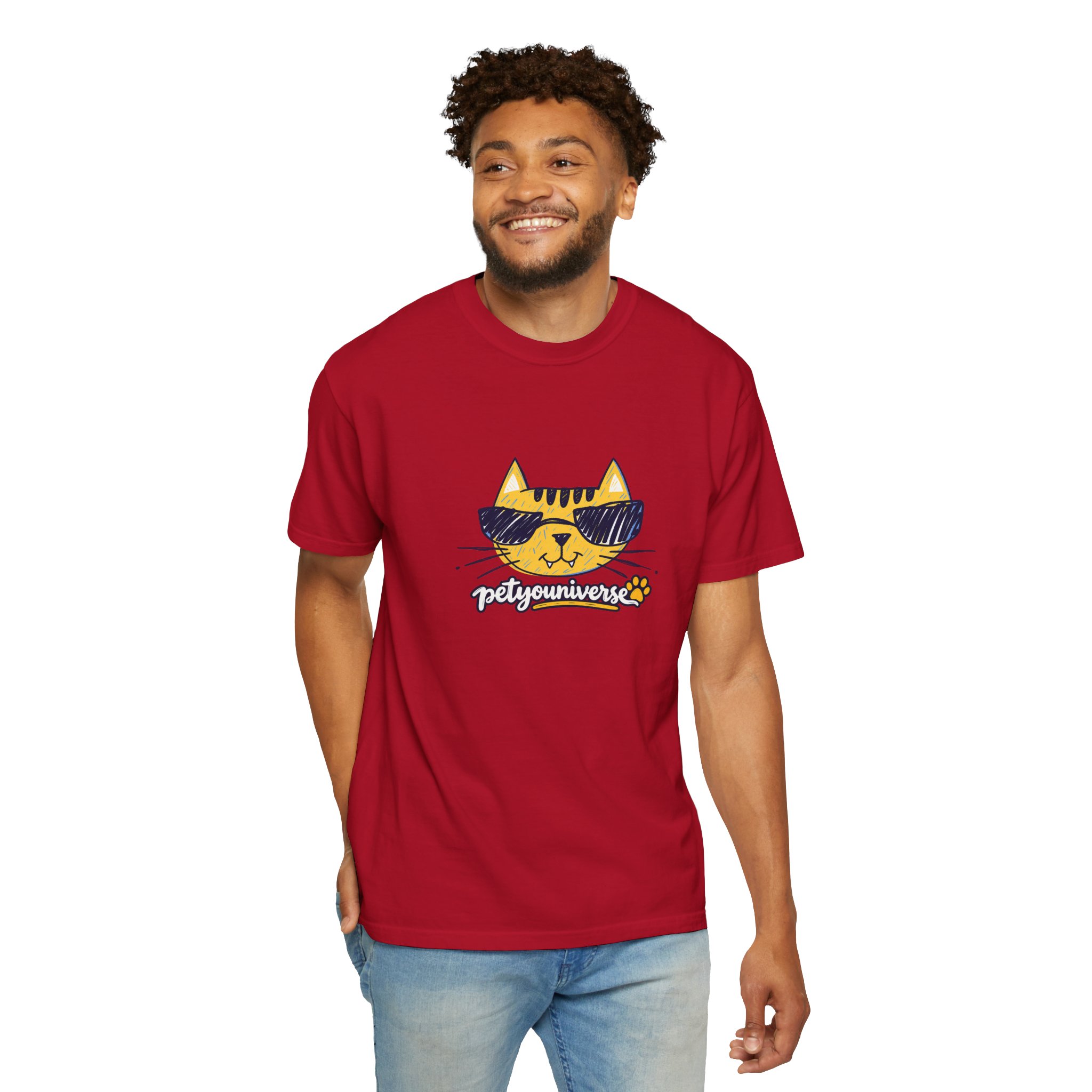 Cool Cat Sunglasses T‑Shirt — 'Purrfectly Awesome' Graphic Tee for Cat Lovers - Image 133