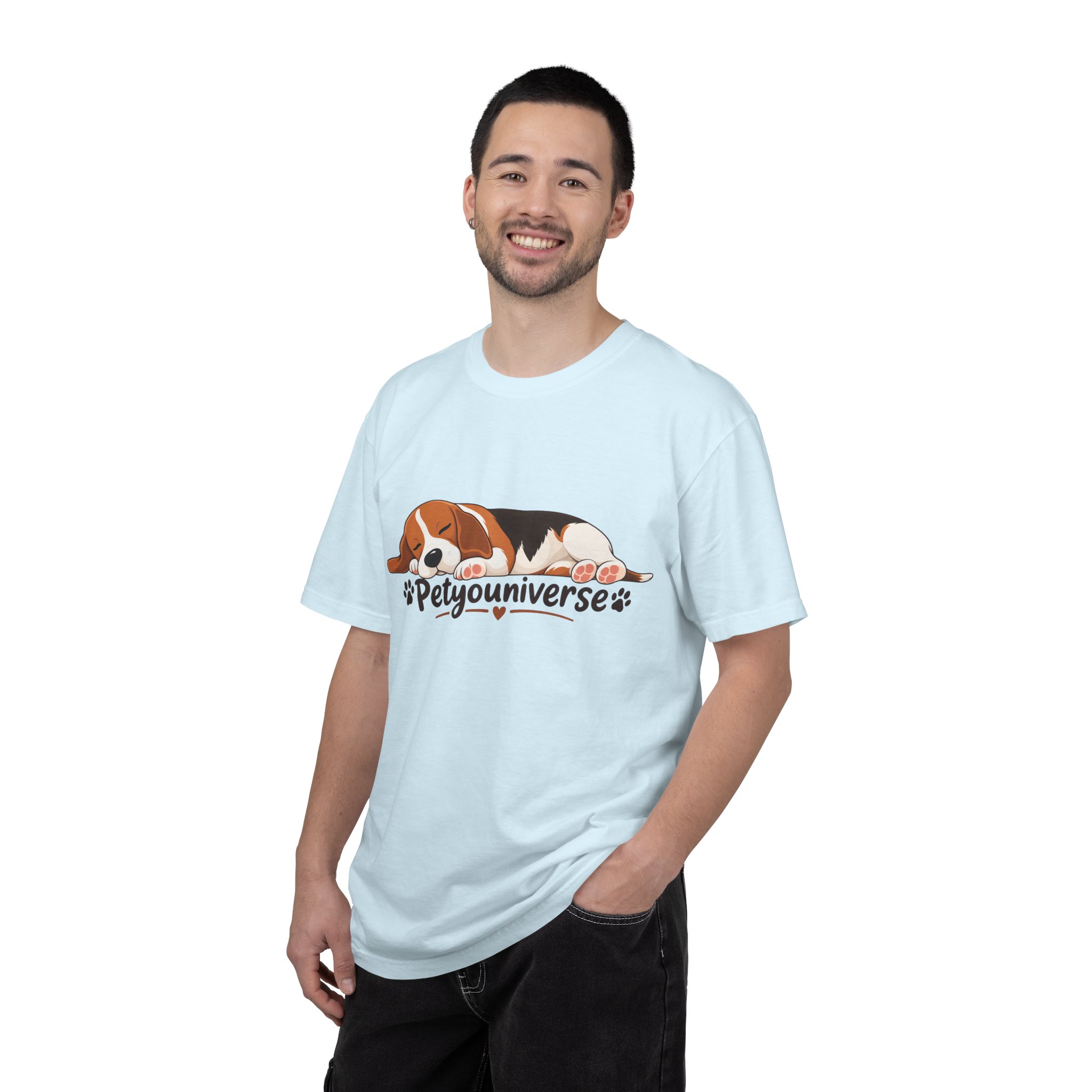 Sleeping Beagle T-Shirt — Cute "PetYoUniverse" Dog Graphic Tee - Image 76