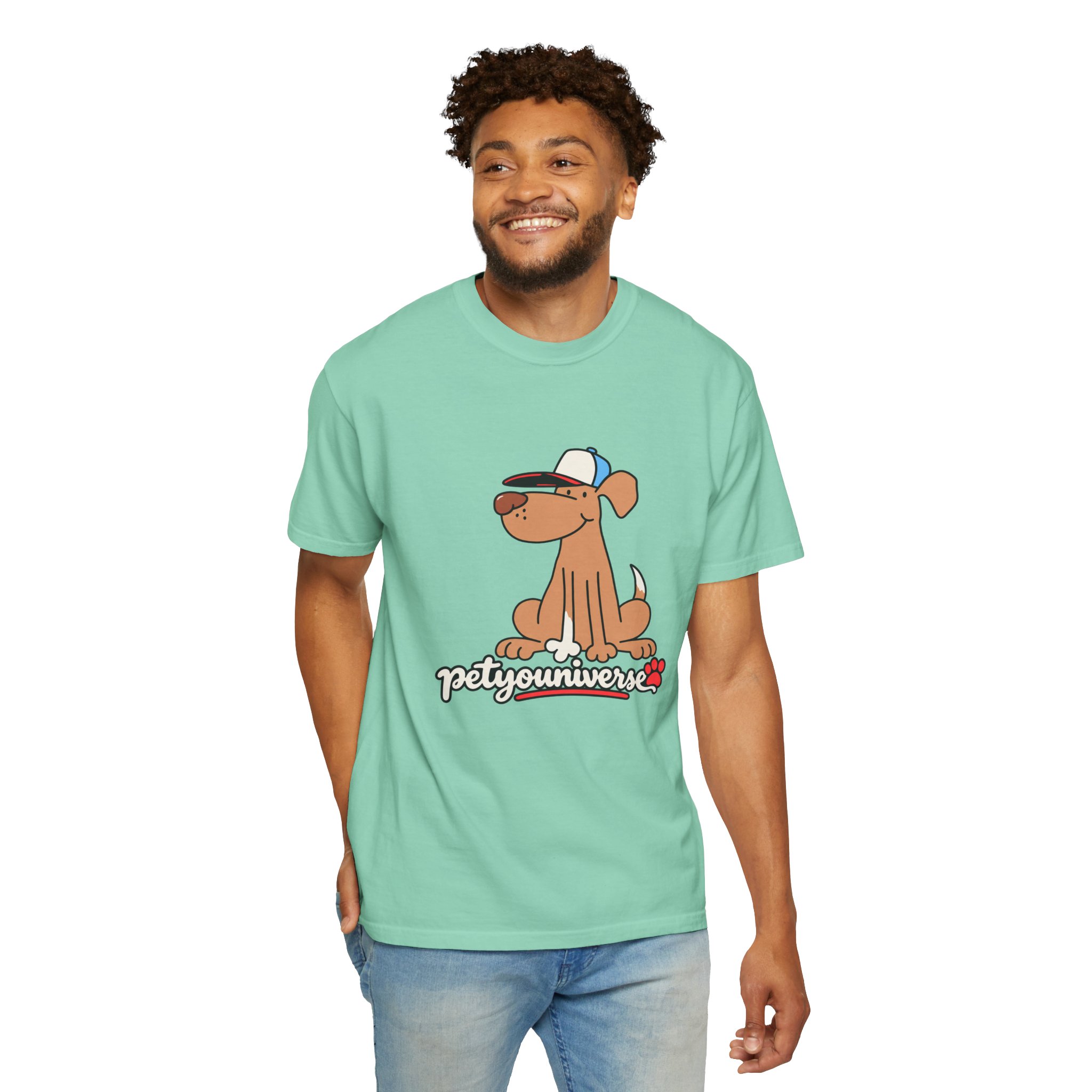 Dog Cartoon Tee — "PetYoUniverse" Puppy Graphic T-Shirt - Image 79